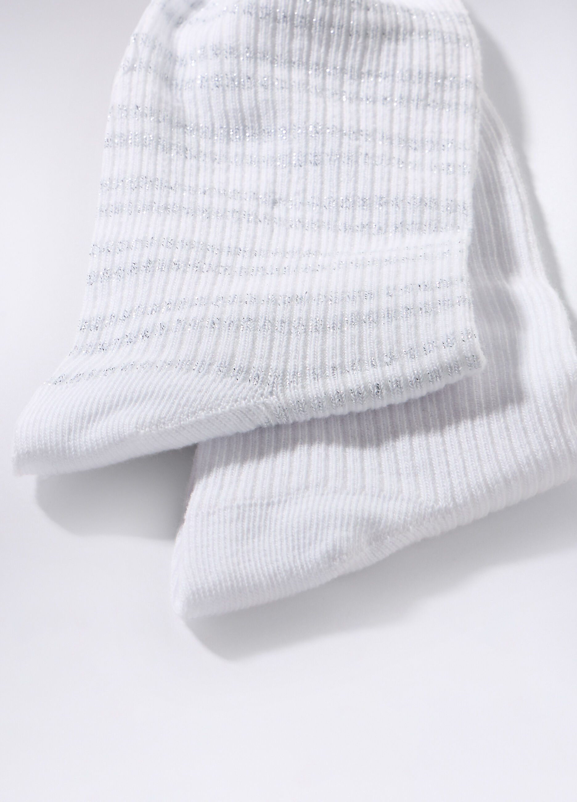 Pack 2 calze corte in cotone stretch donna_1