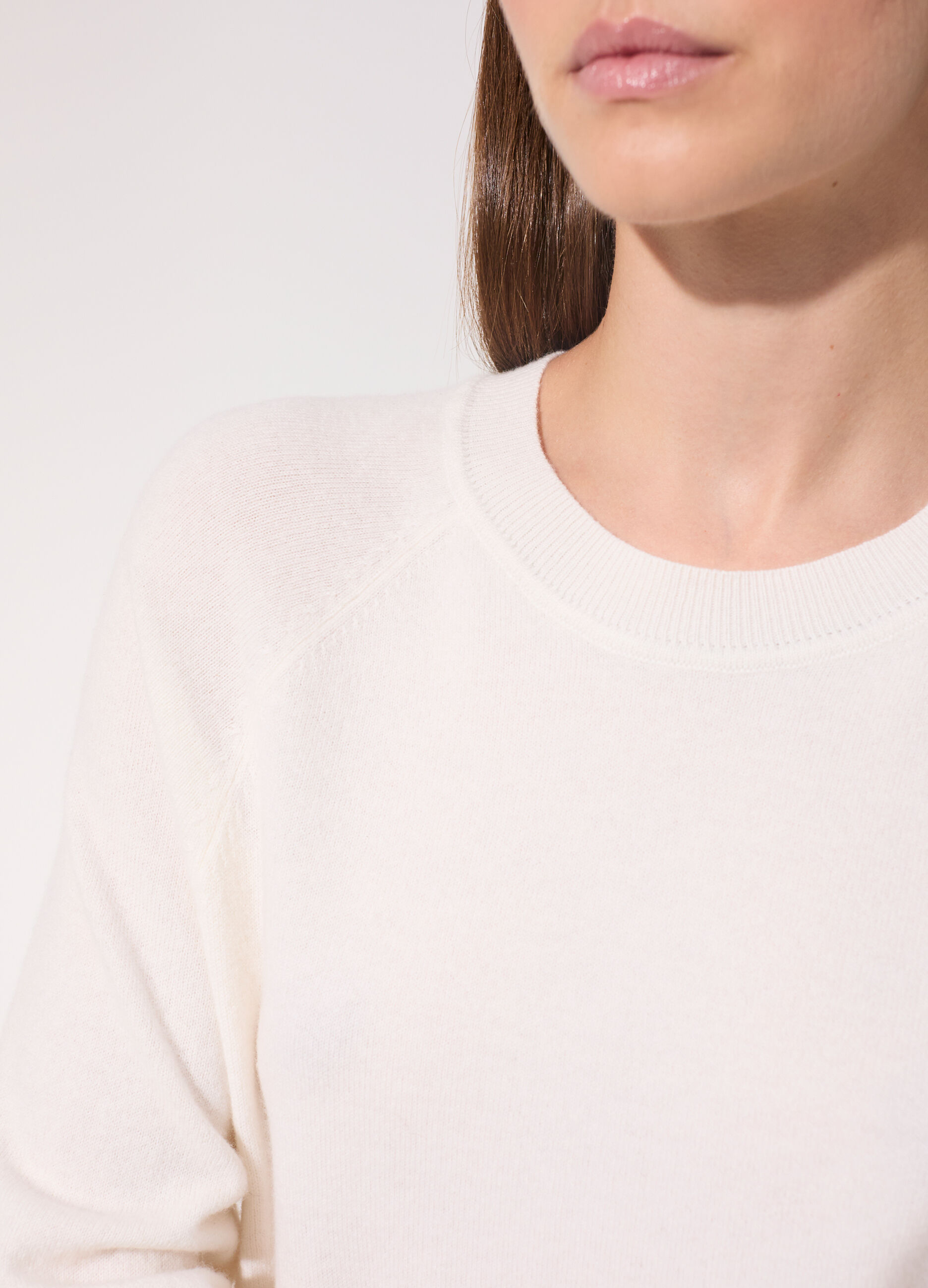 Pullover in pura lana merino donna_3