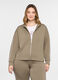 Felpa full zip stretch donna curvy_0