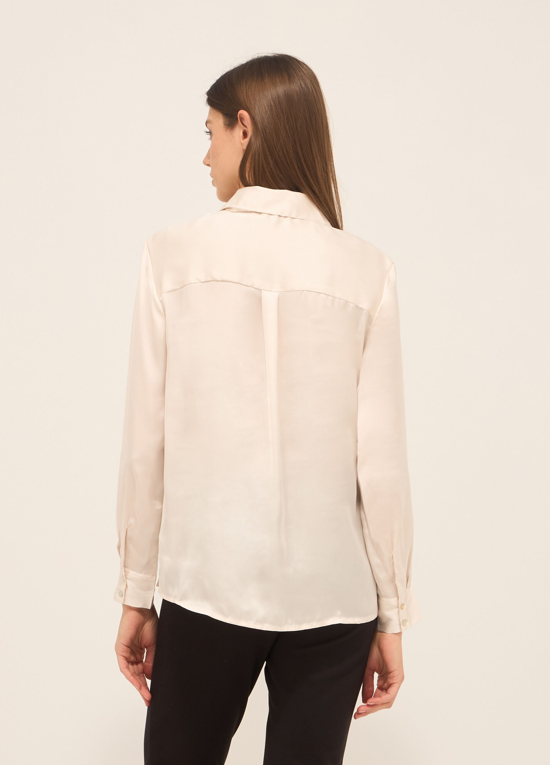 Camicia in raso donna