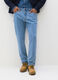 Jeans slim fit in denim di cotone uomo_2