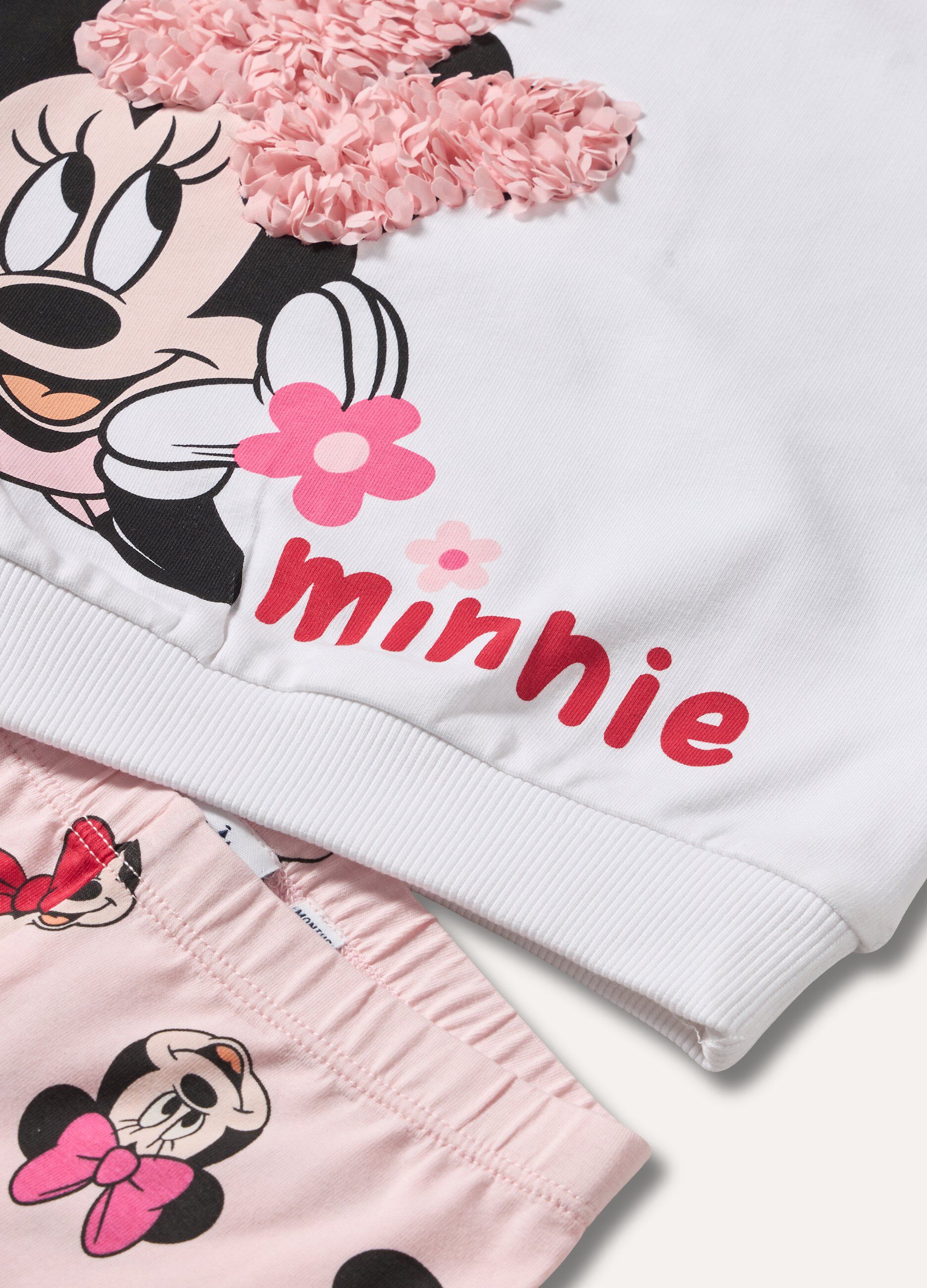 Jogging set in cotone stretch con applicazioni neonata_1