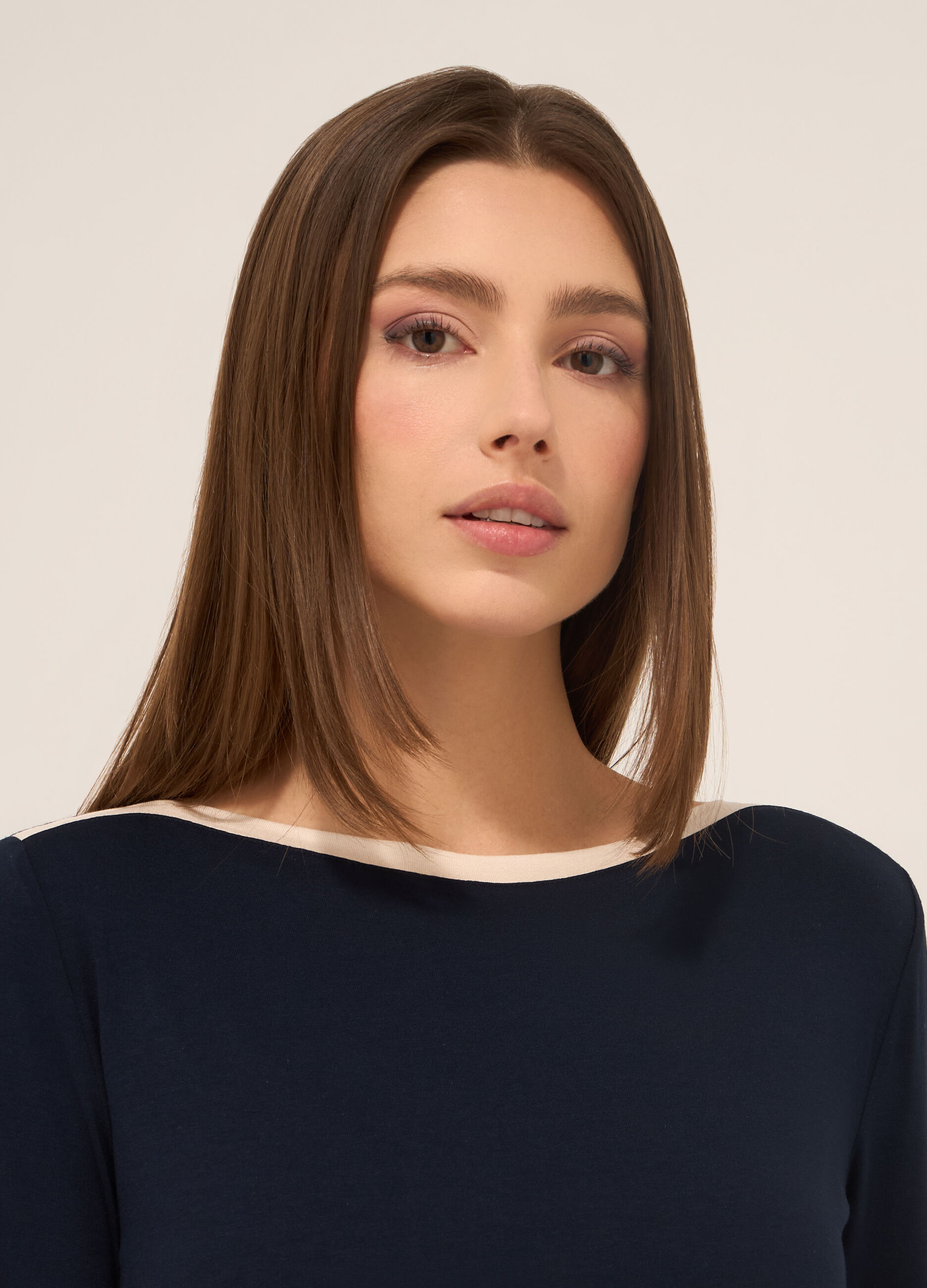 T-shirt in jersey di viscosa stretch donna_2
