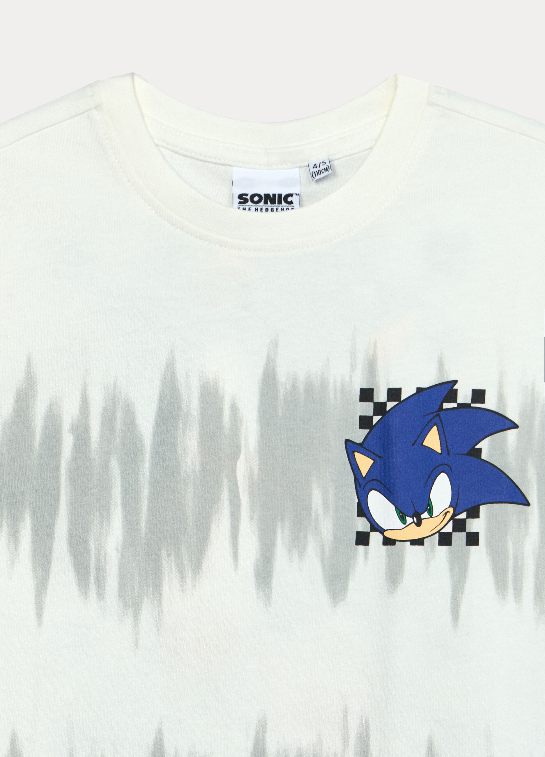 T-shirt Sonic in jersey di puro cotone bambino_2