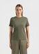 T-shirt girocollo stretch donna_1