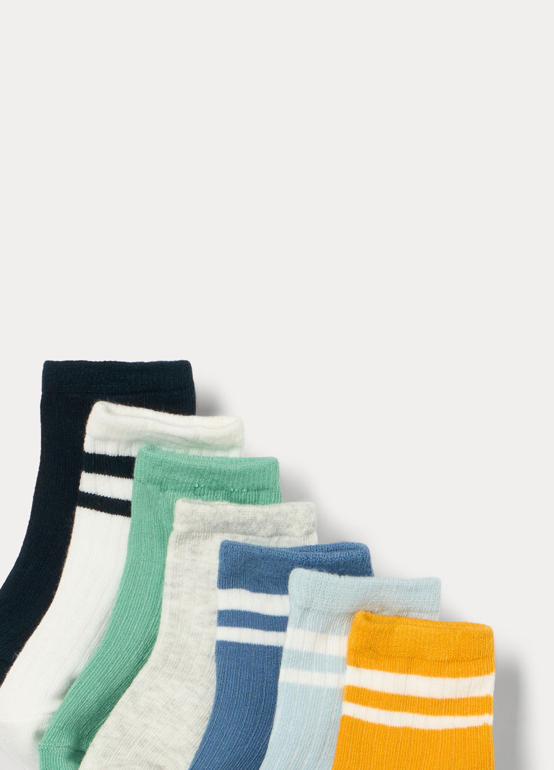 Pack 7 calze corte misto cotone_2