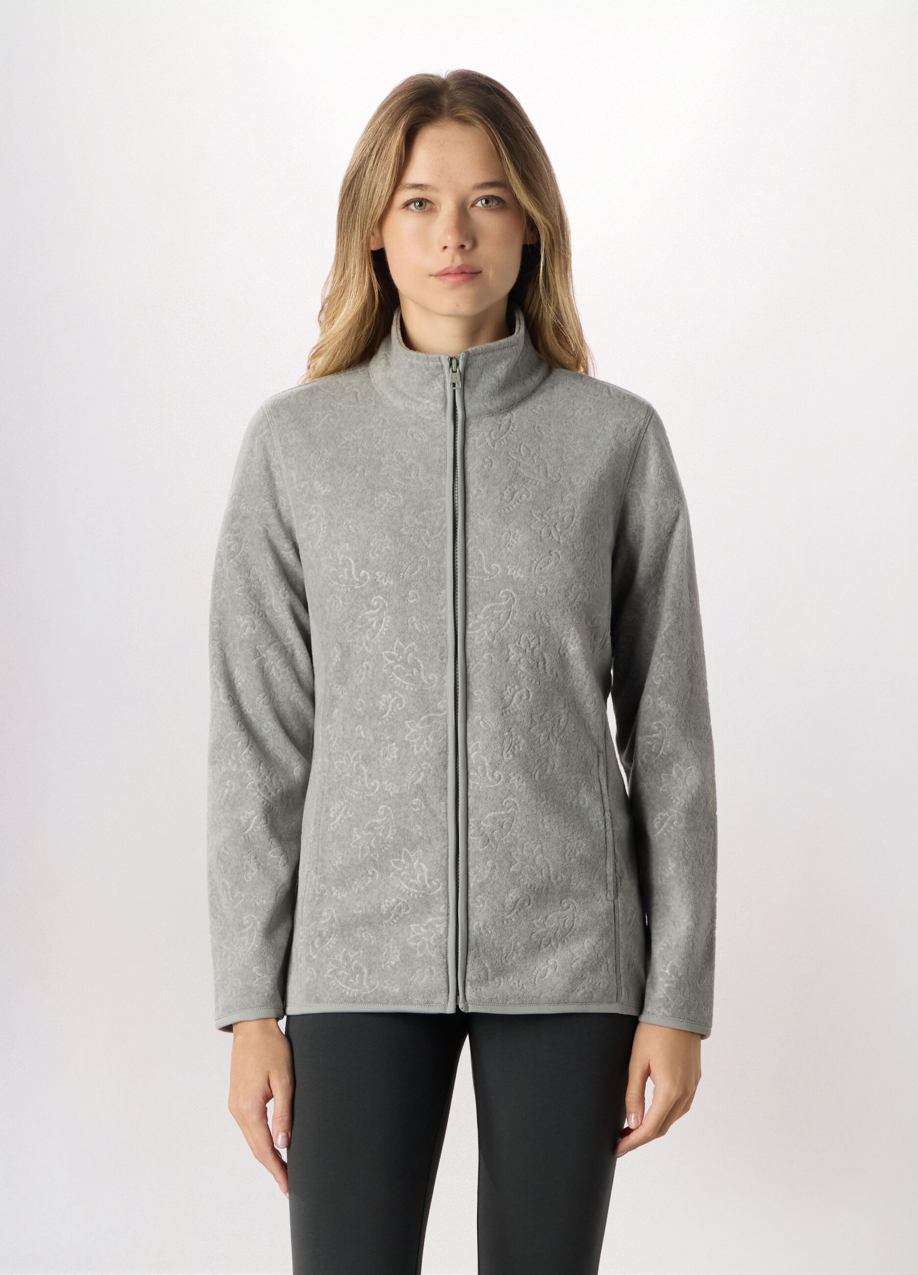 Felpa full zip in pile donna Holistic fitness_0