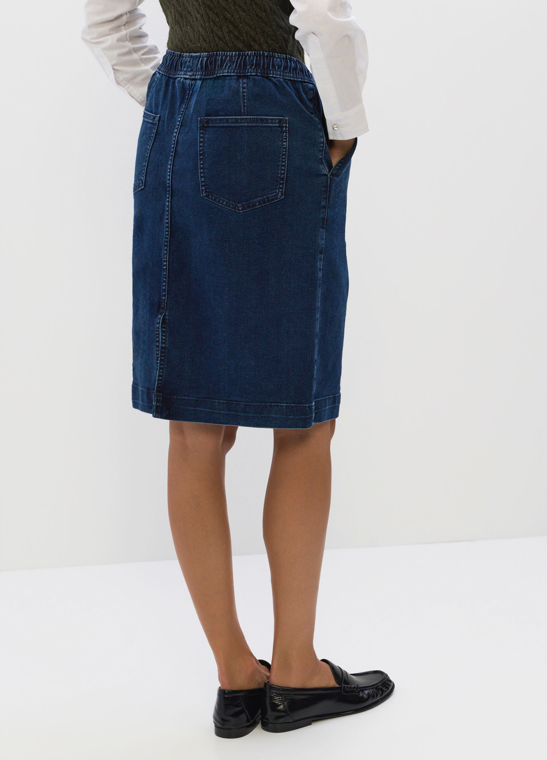 Gonna in denim stretch donna_1