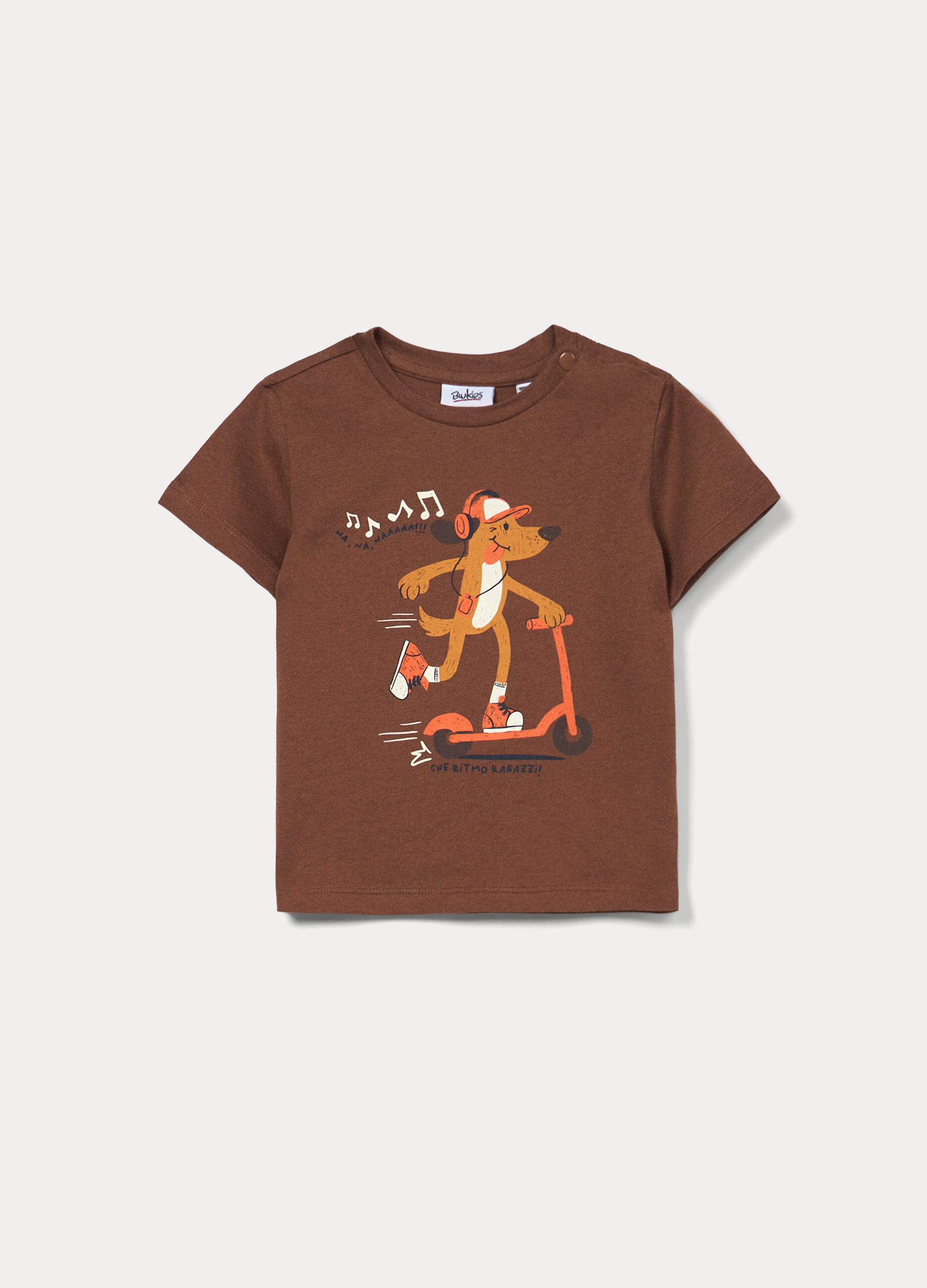 T-shirt in jersey di puro cotone bimbo_0