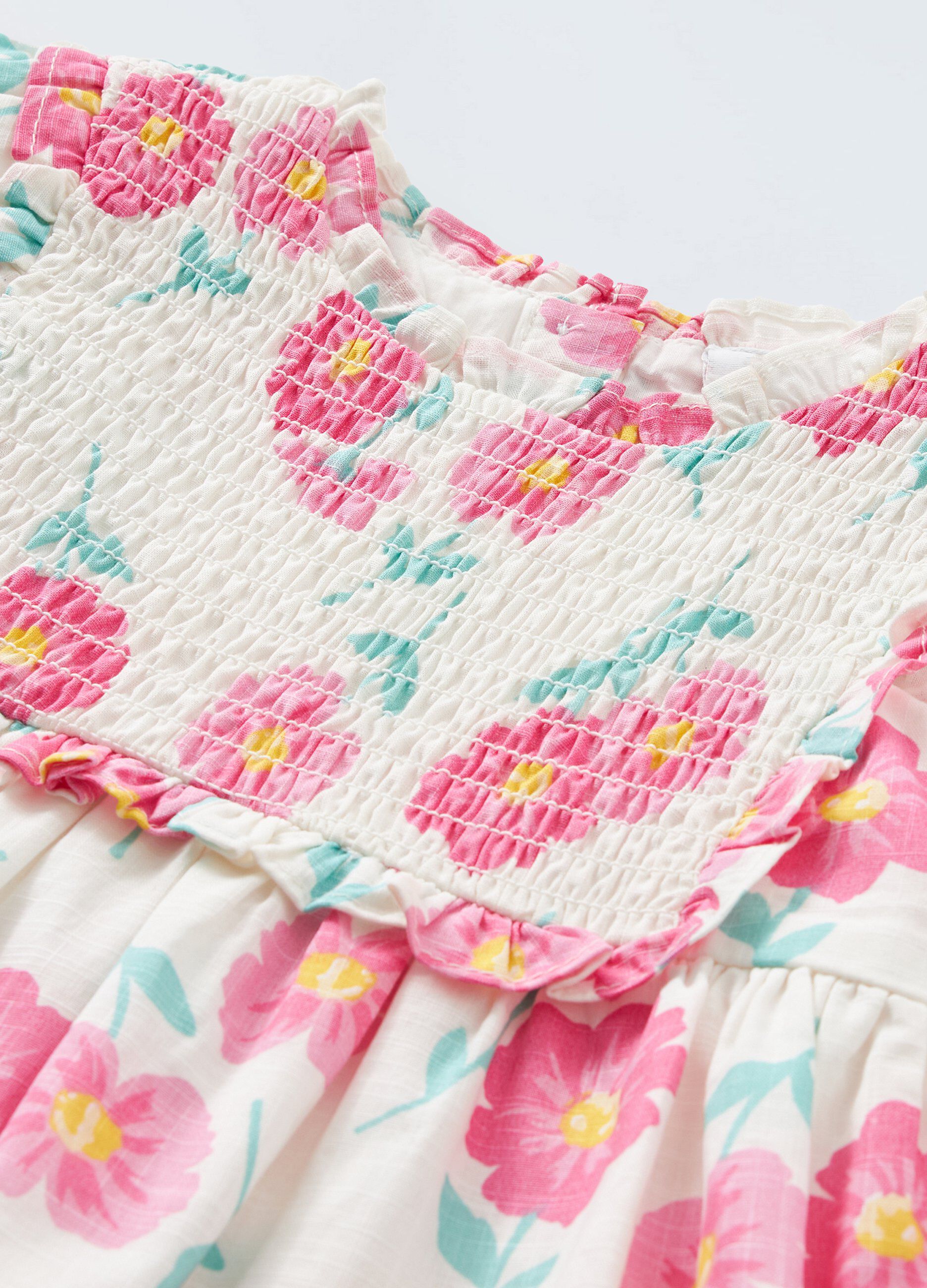 Vestito in puro cotone neonata_1