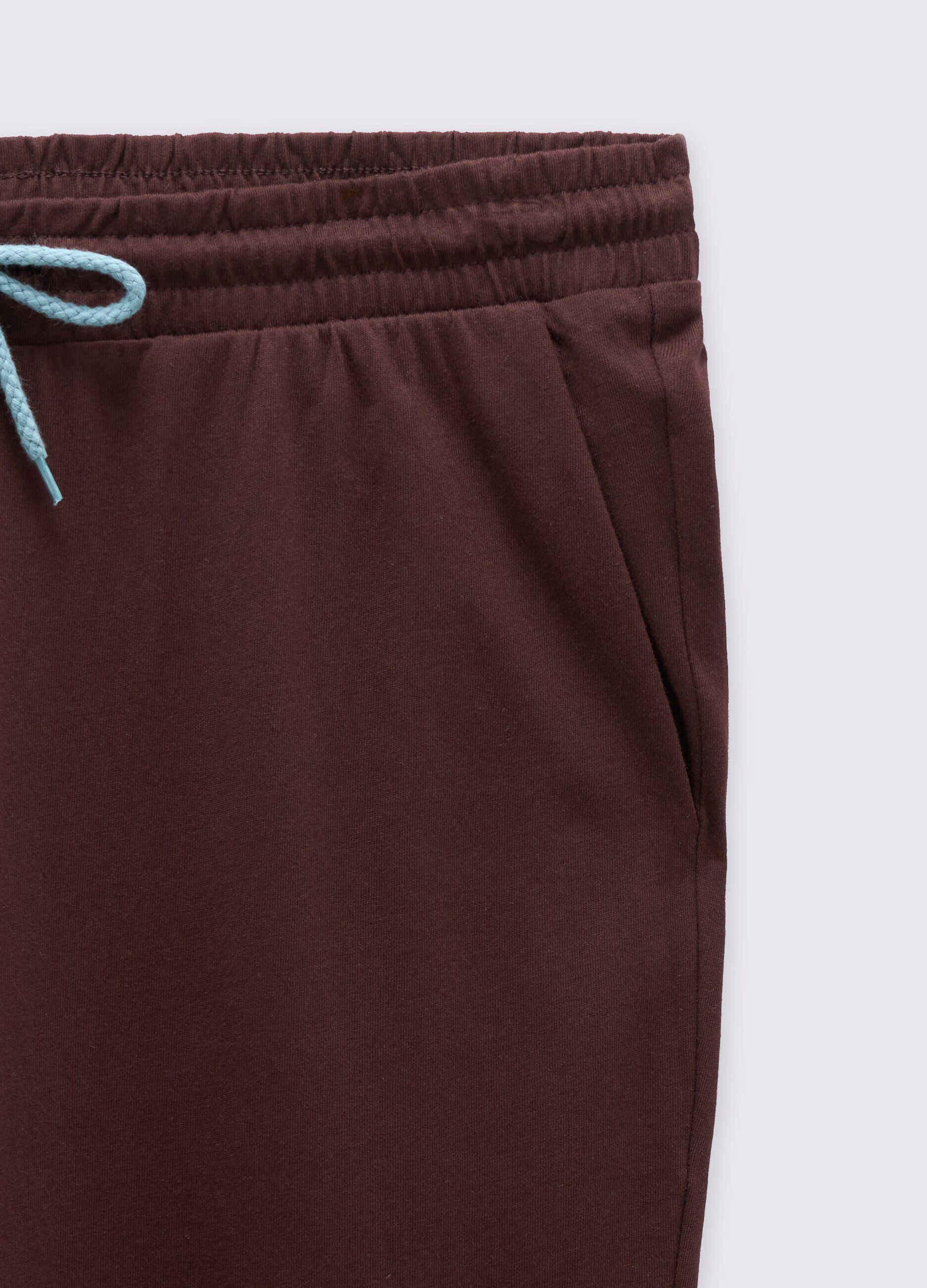 Pantalone pigiama in puro cotone jersey uomo_1