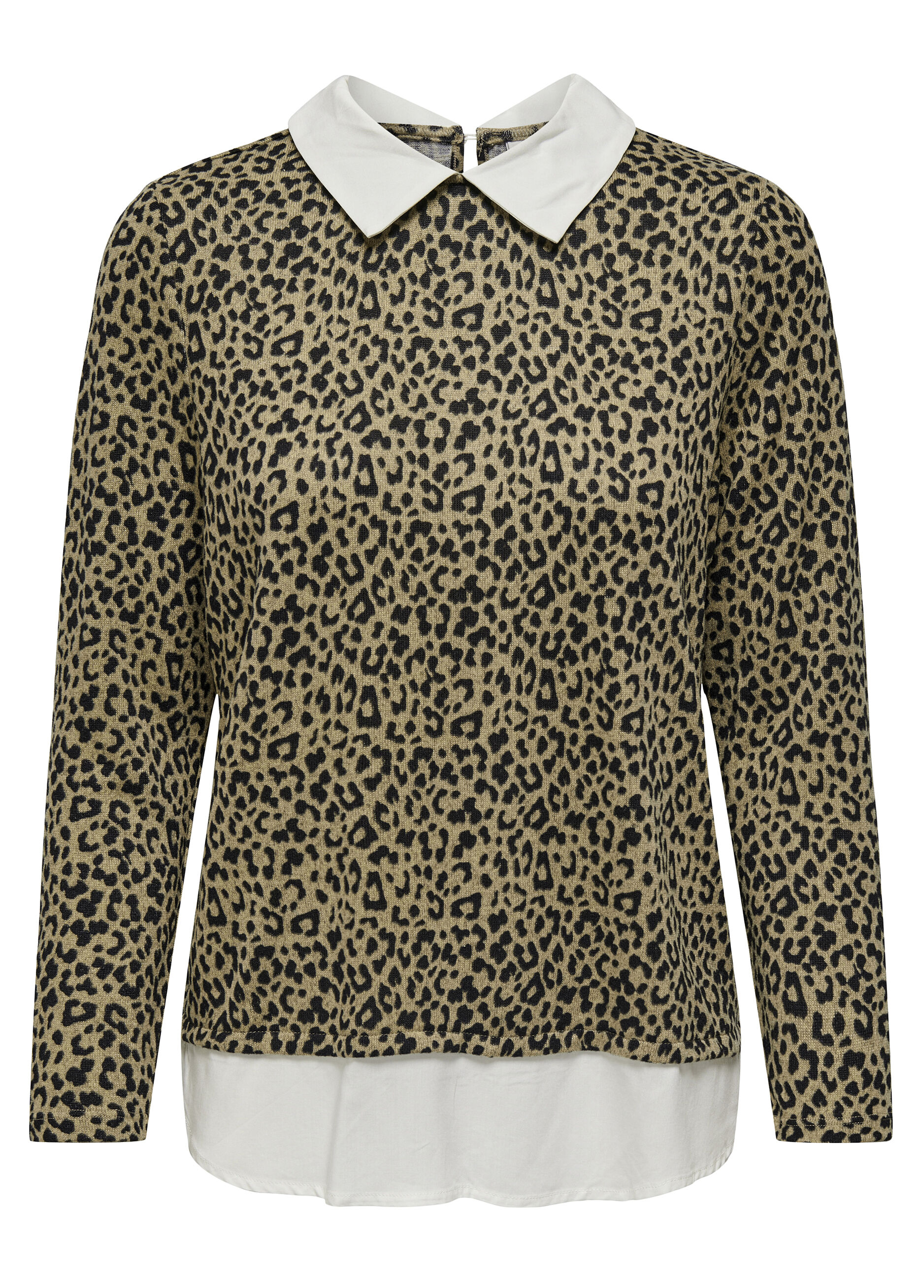 Top regular fit con collo camicia_3