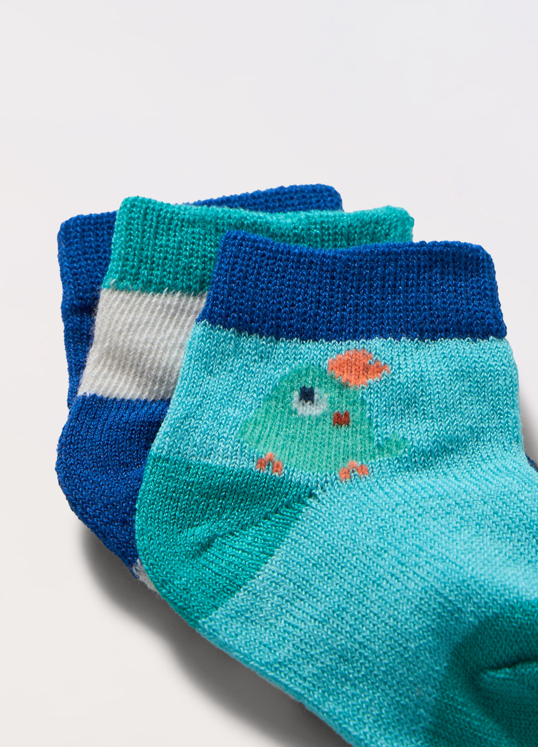 Pack 3 calze corte misto cotone neonato