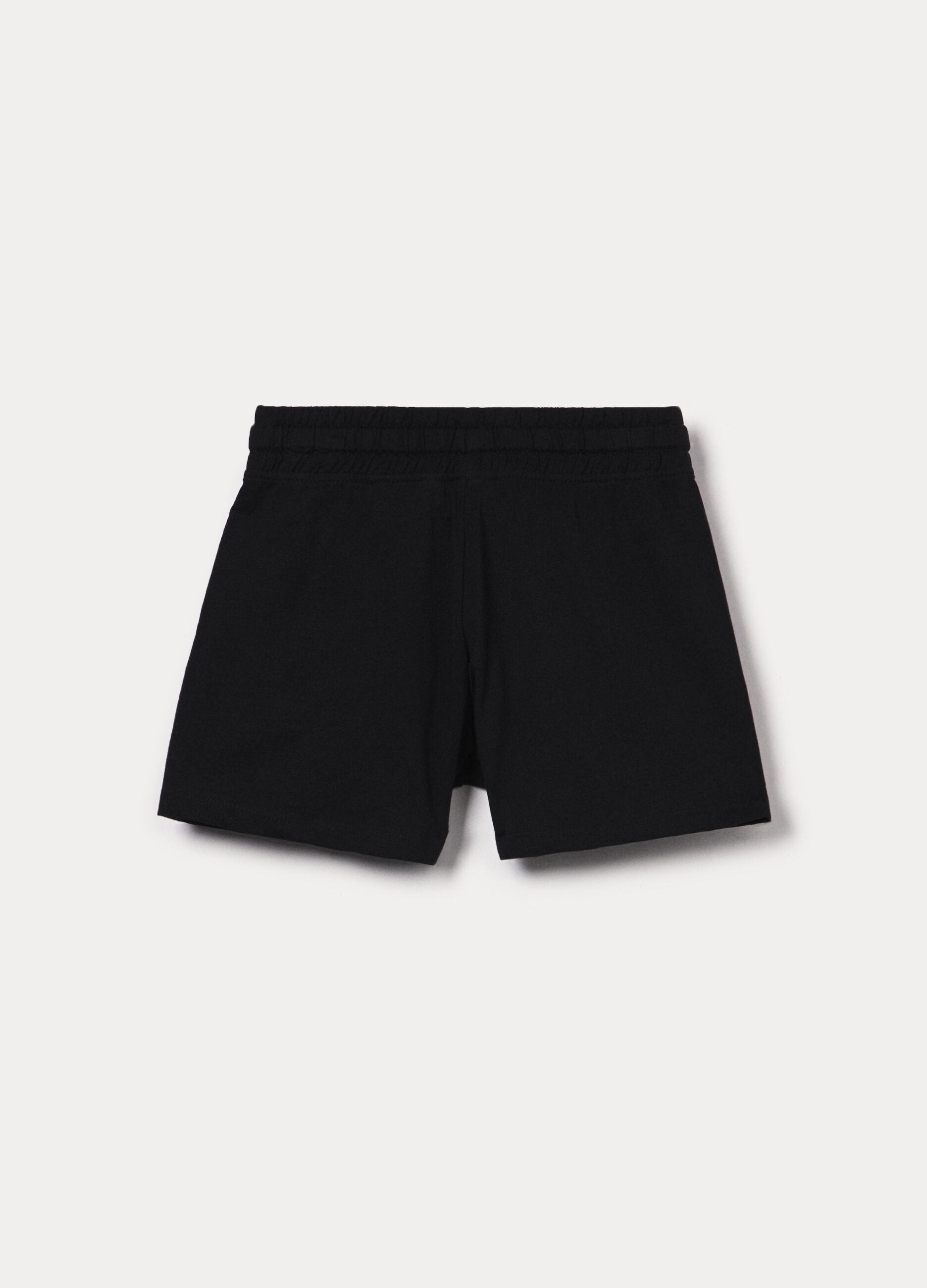 Shorts in jersey di puro cotone ragazza_1