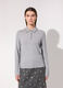 Polo in tricot misto lana a manica lunga donna_1