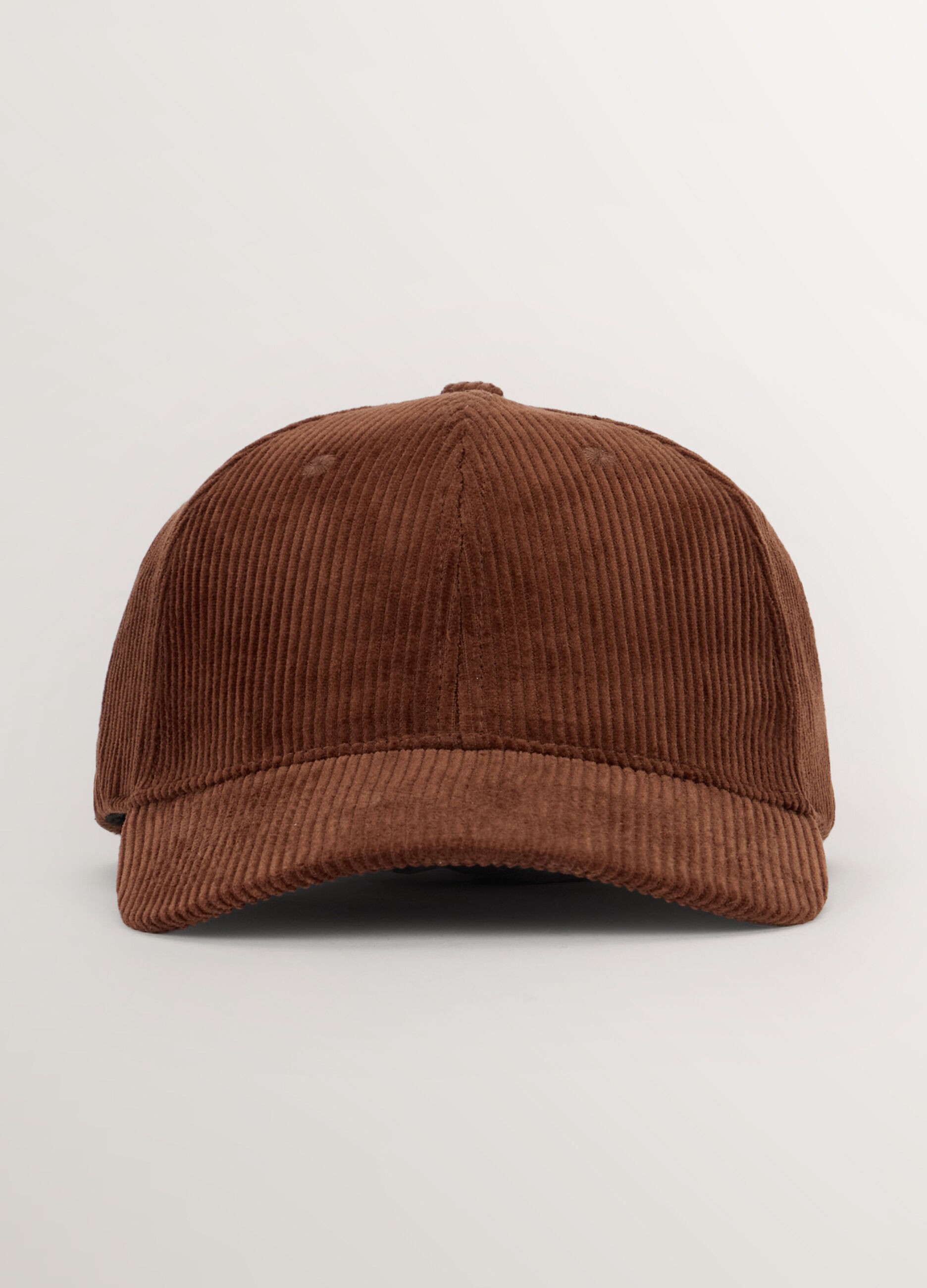 Cappello baseball in velluto di cotone a coste uomo_0