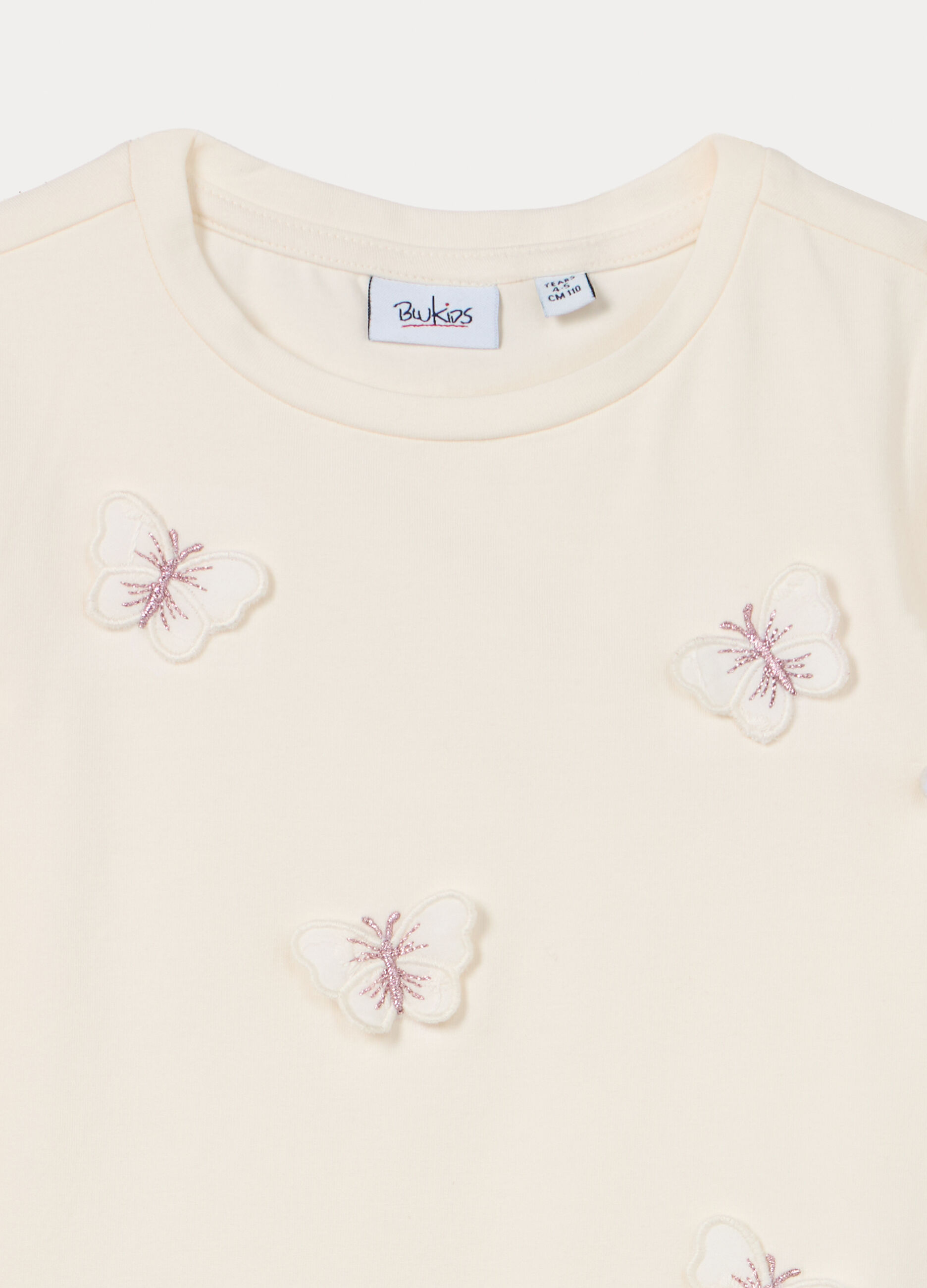 T-shirt in jersey di cotone stretch bambina_2