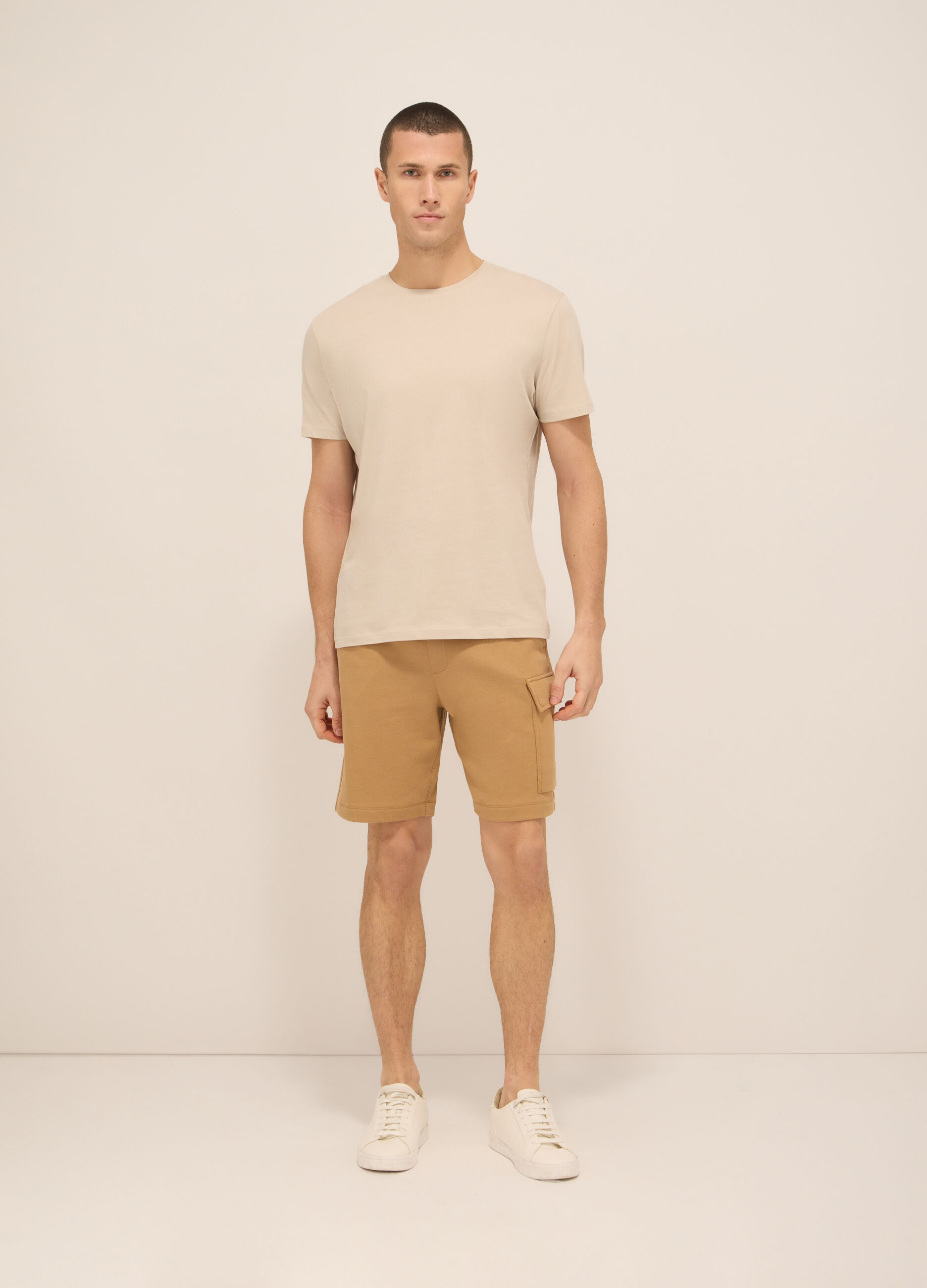 Short sportivi in puro cotone uomo