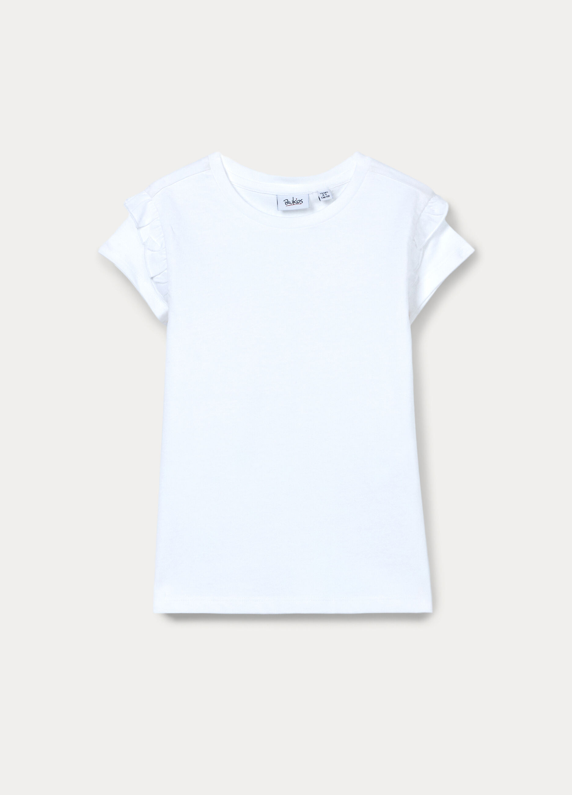 T-shirt in jersey di puro cotone bambina_0