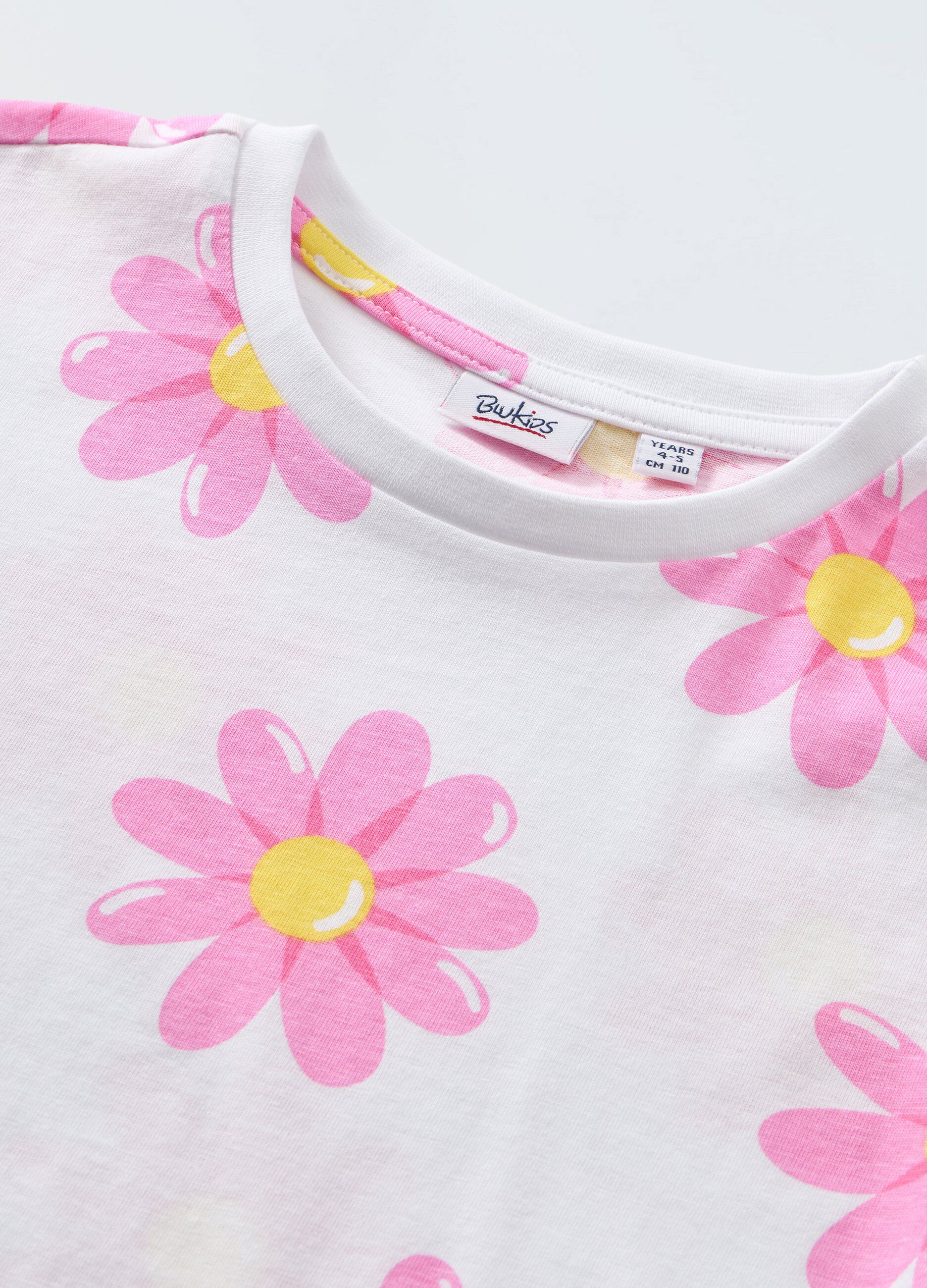 T-shirt in puro cotone bambina