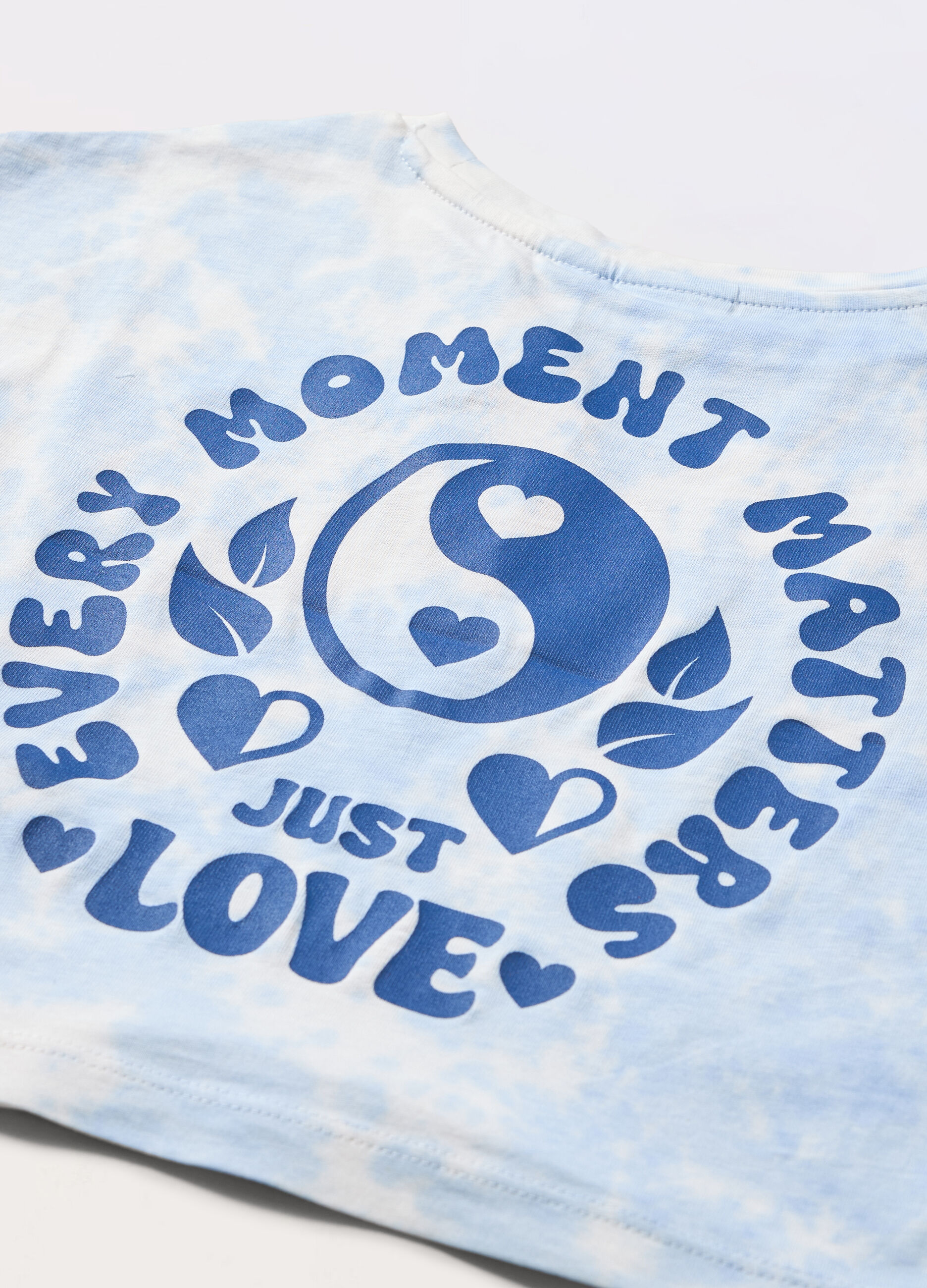 T-shirt in jersey di cotone stretch ragazza_1