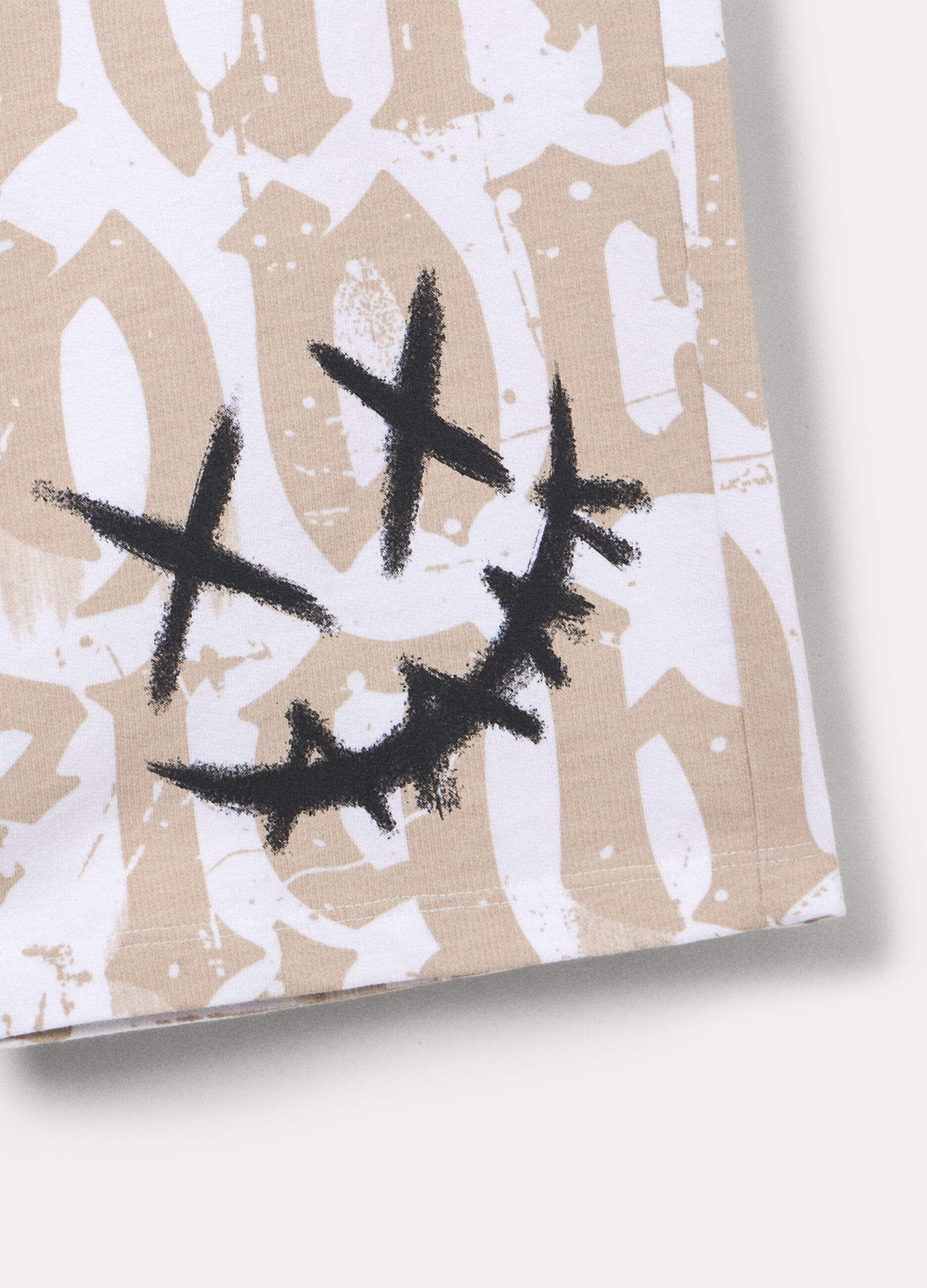 Shorts in french terry di puro cotone ragazzo_2