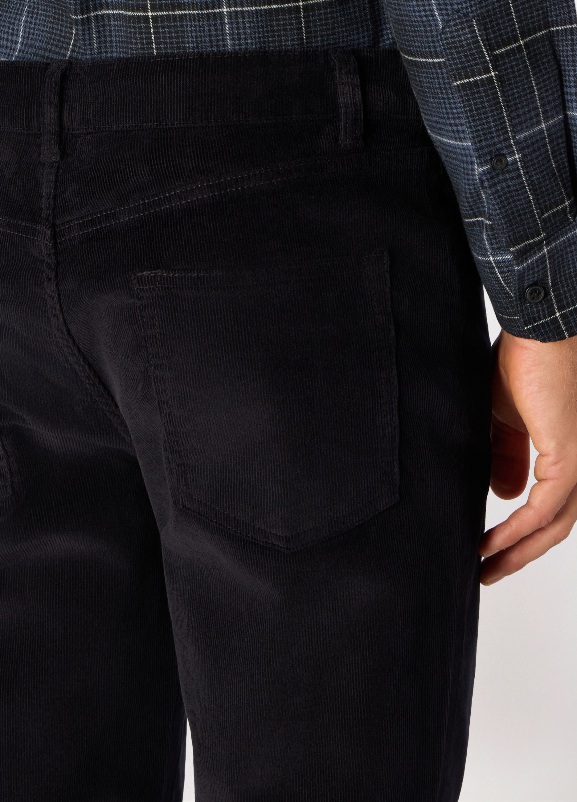 Pantalone 5 tasche in velluto a coste uomo_2