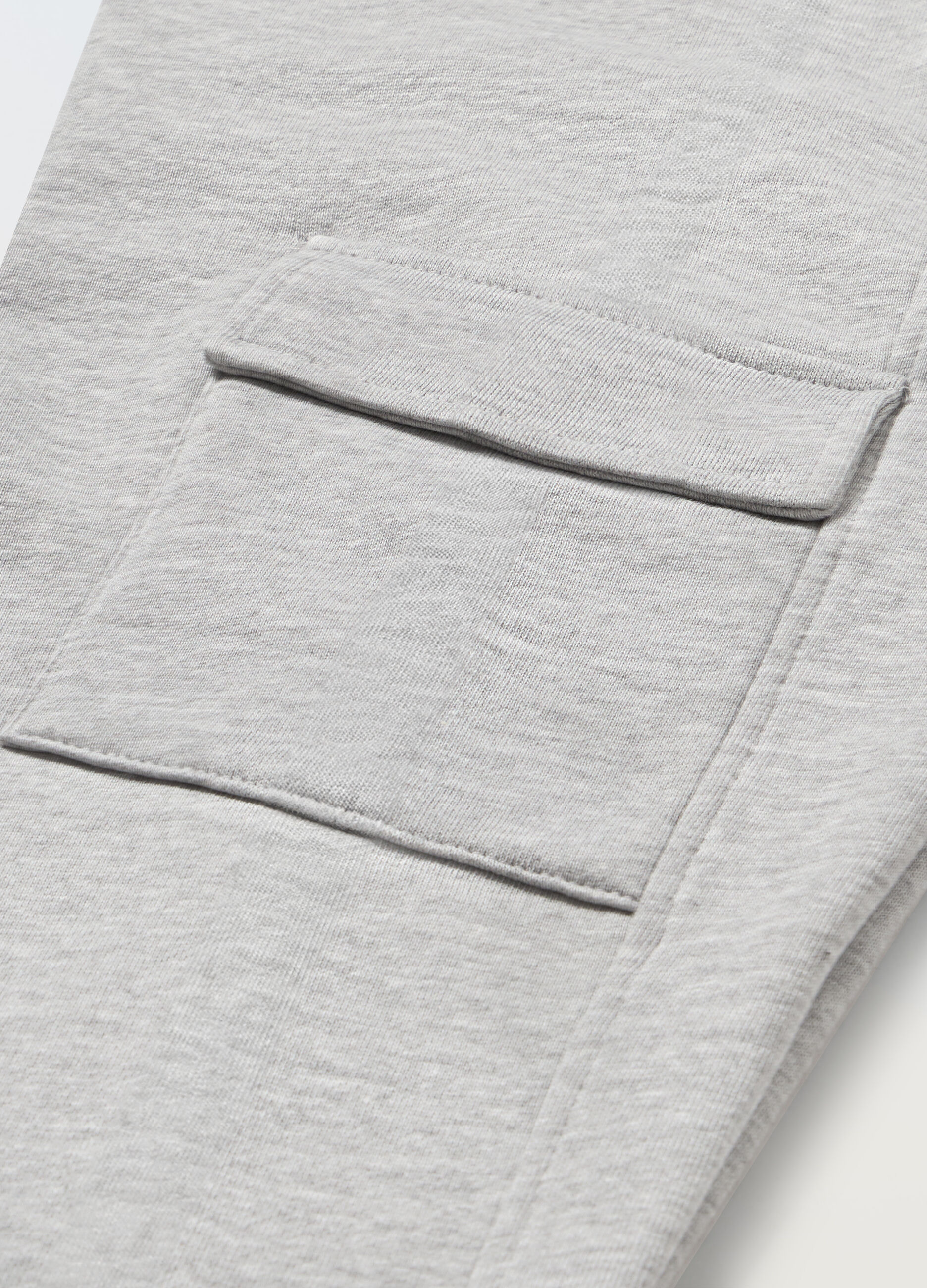 Joggers cargo in french terry di puro cotone ragazza_1