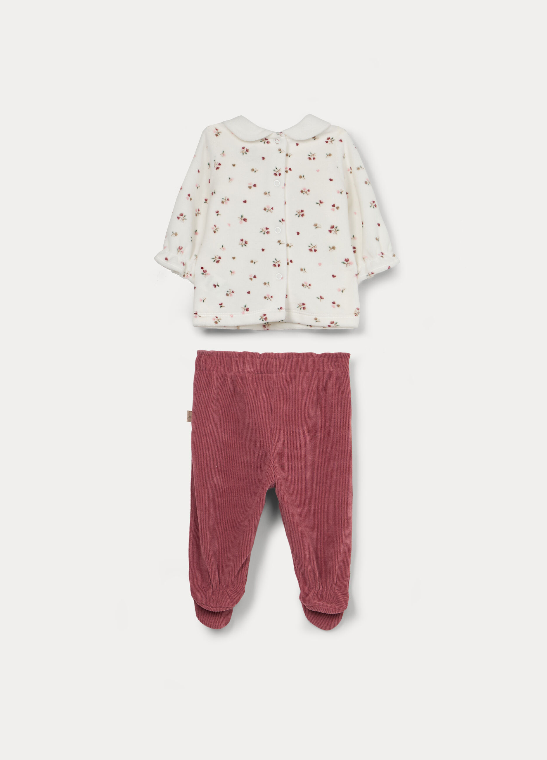 Set velour misto cotone neonata_1