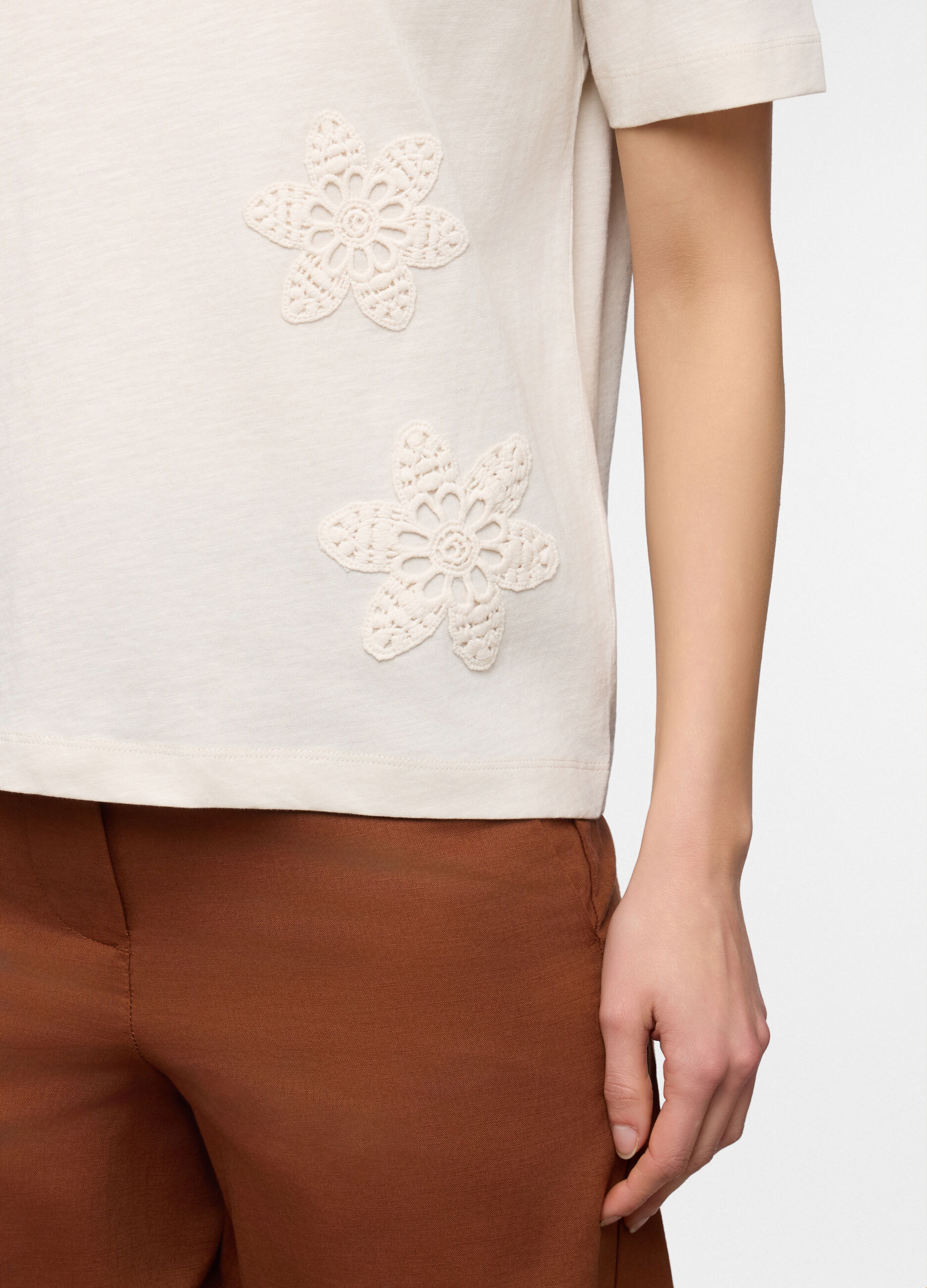 T-shirt girocollo donna_2