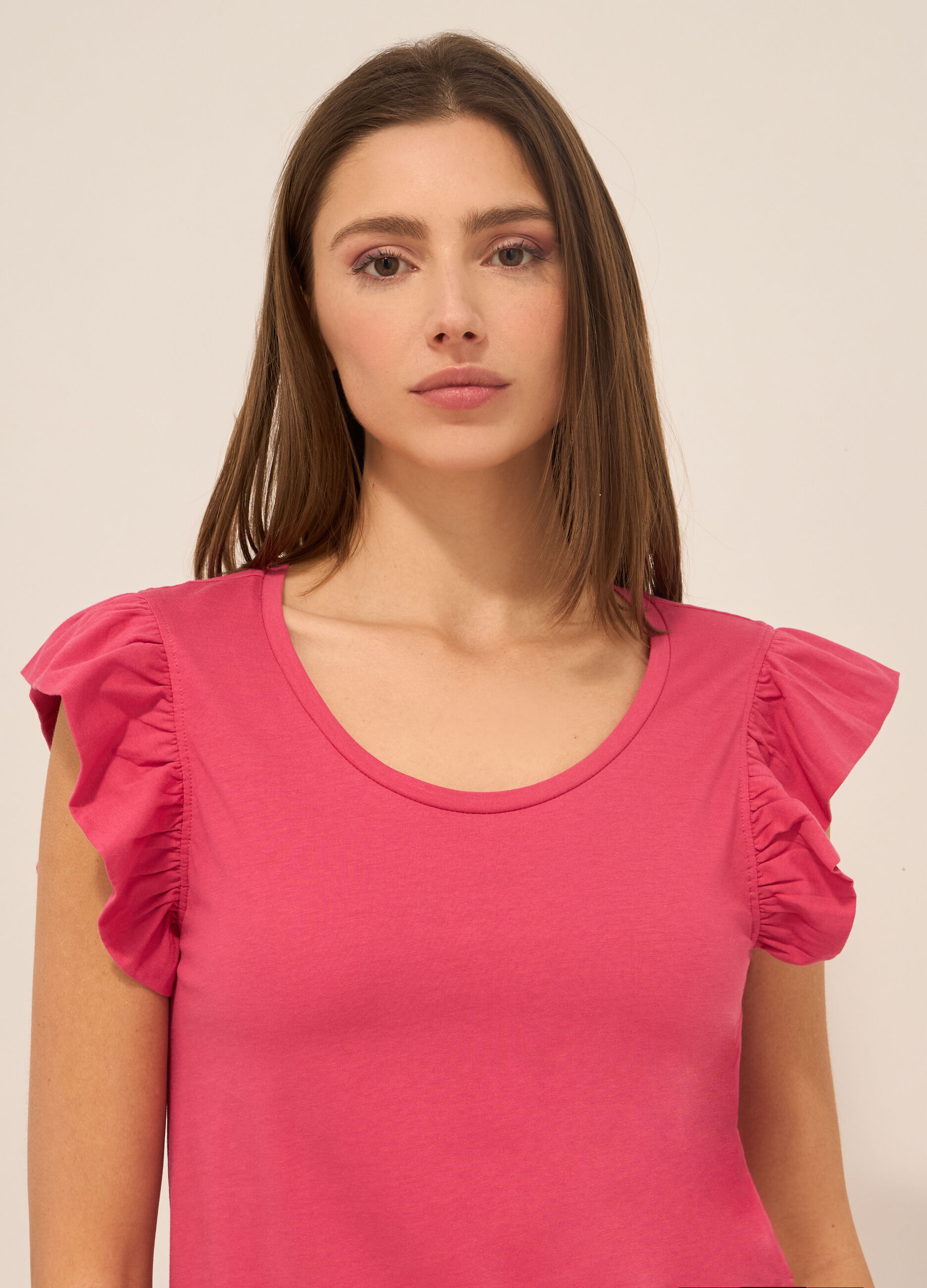 Canotta in jersey di puro cotone donna_2