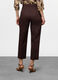 Pantaloni fit regular misto lino donna_1