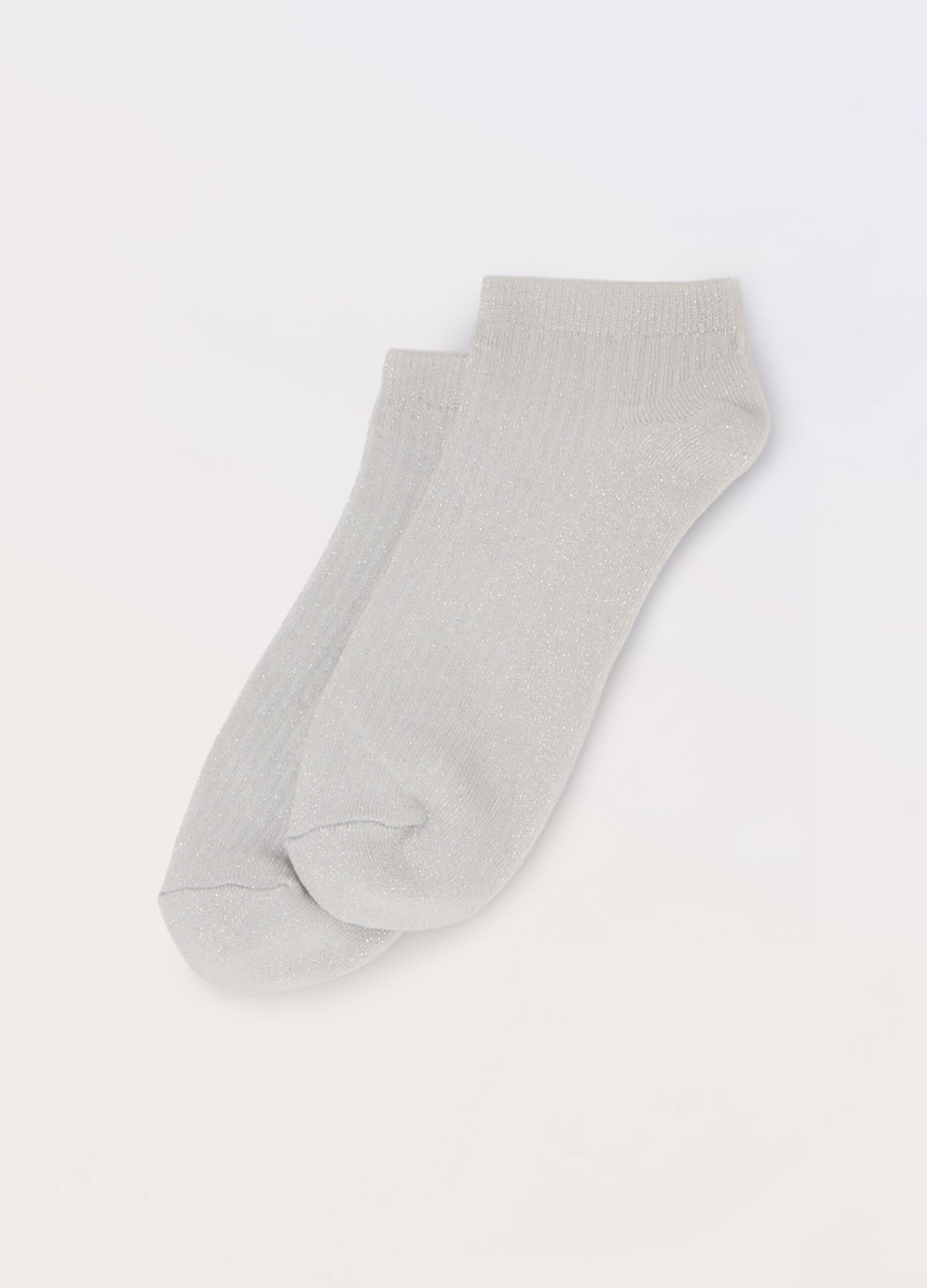 Calze corte in misto cotone e filo lurex donna_0