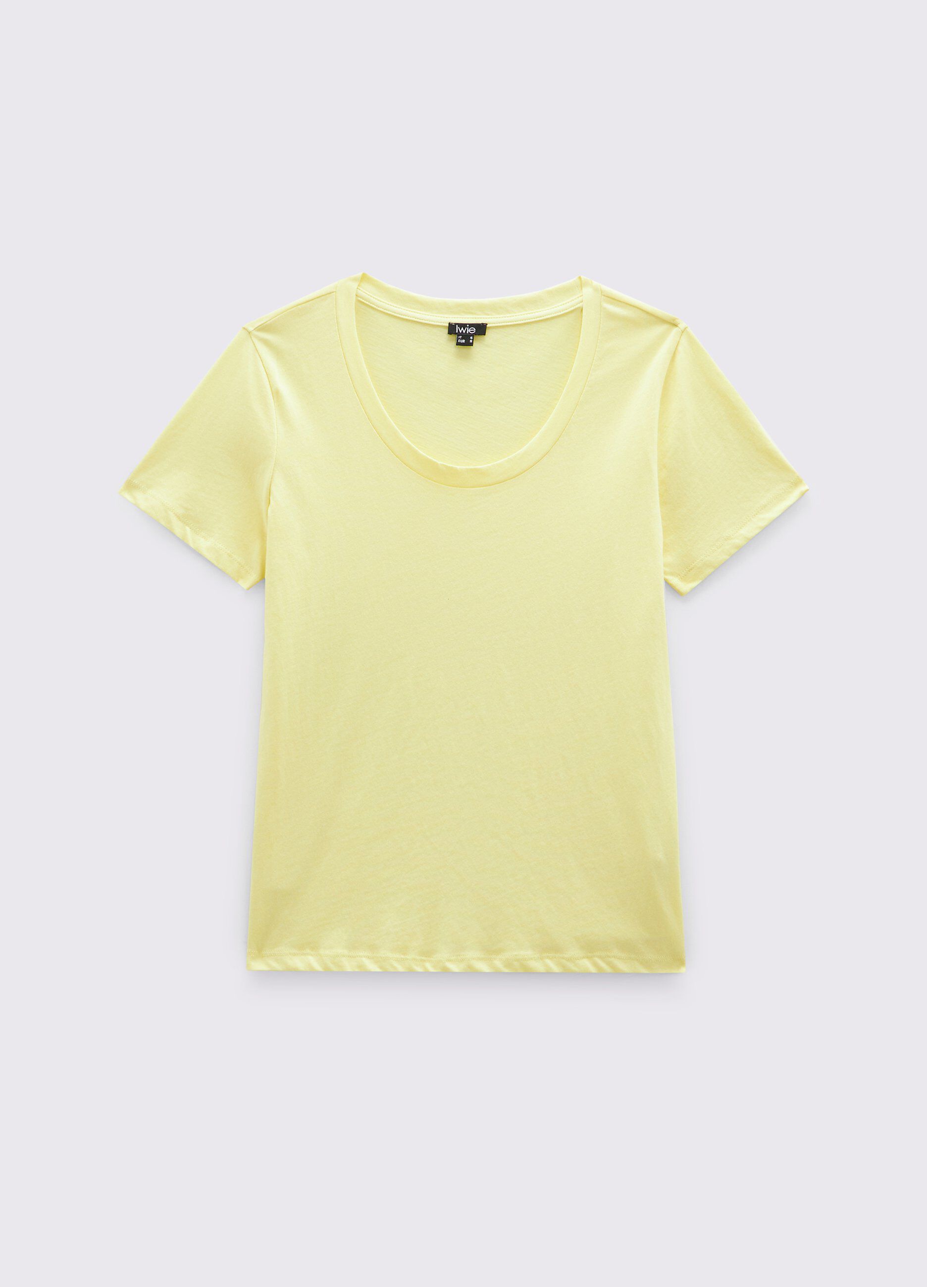 T-shirt in puro cotone donna_0