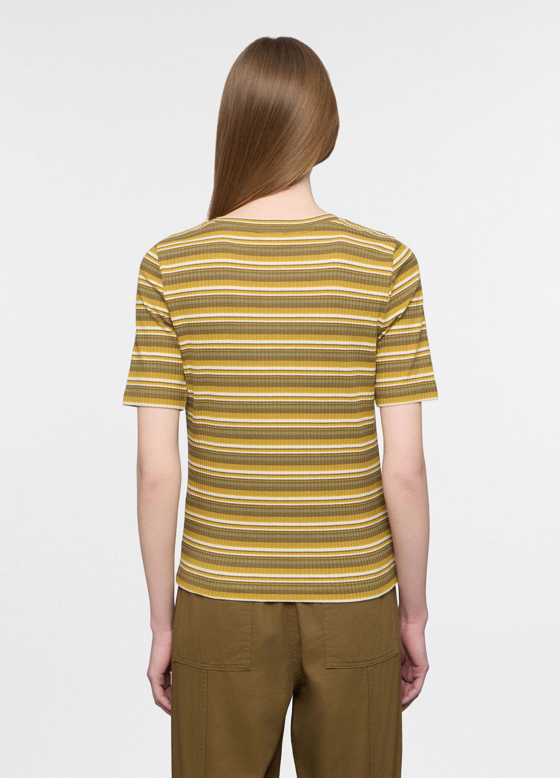 T-shirt girocollo fitted donna_1