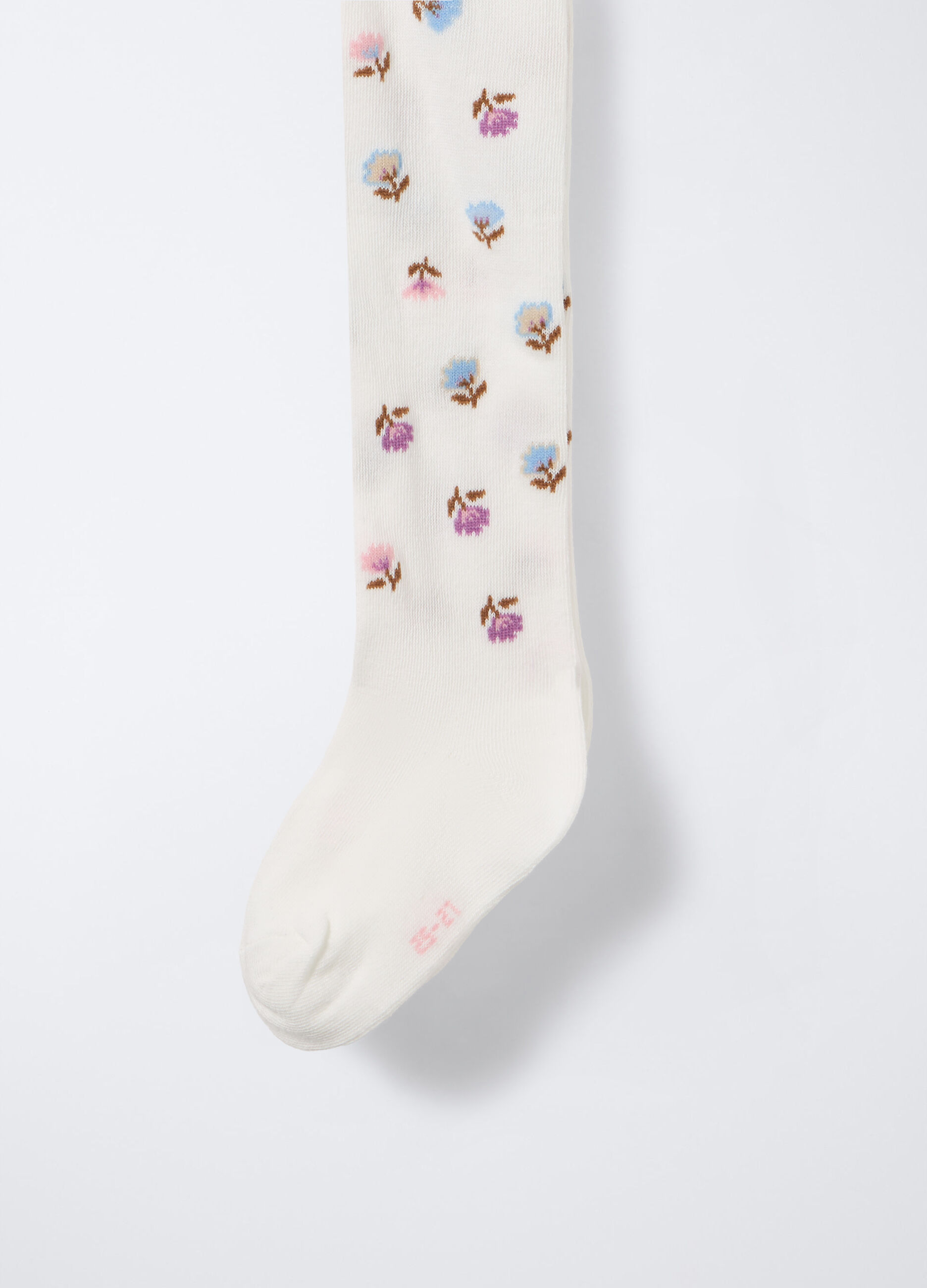 Pack 2 collant misto cotone stretch bambina_2