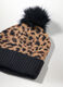 Berretto jacquard animalier donna_2
