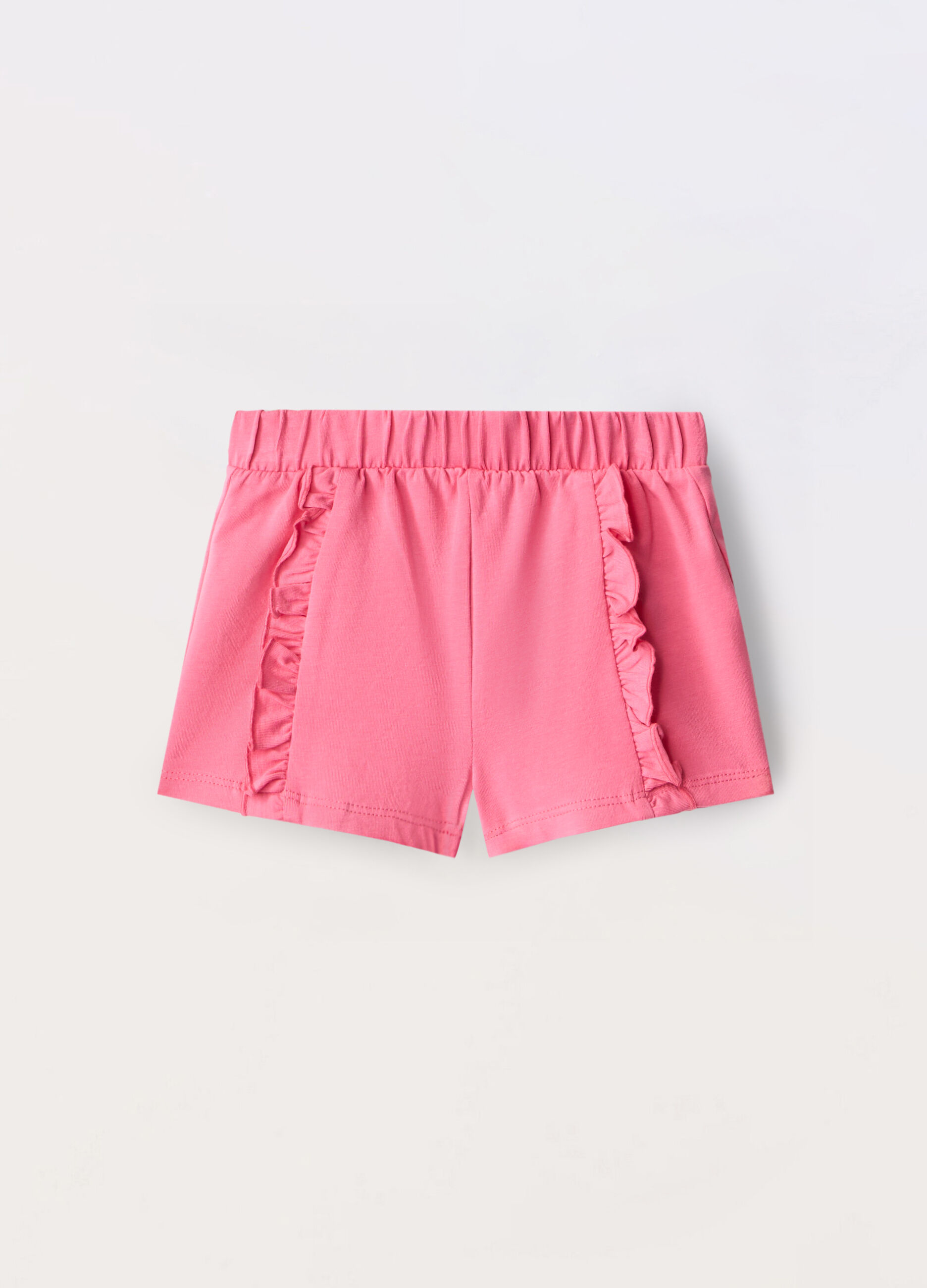 Shorts in jersey di puro cotone neonata