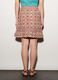 Minigonna misto lino con stampa donna_2