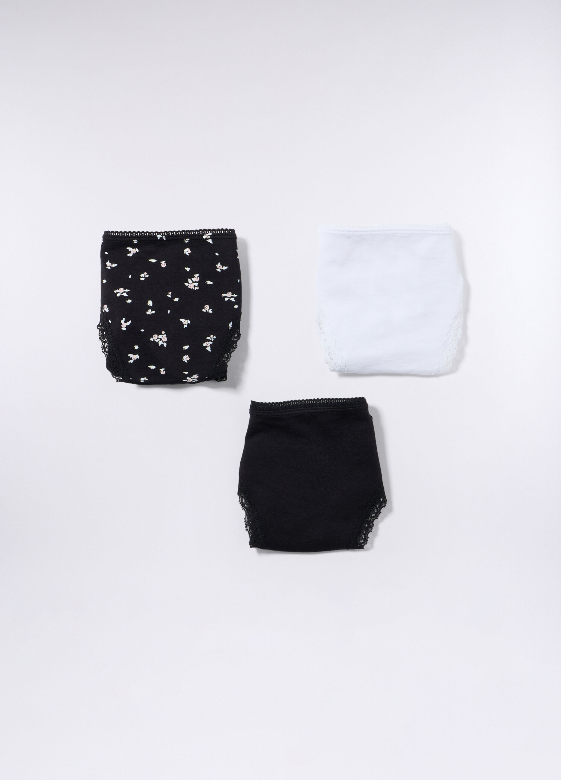 Pack 3 slip in jersey di cotone stretch donna_0