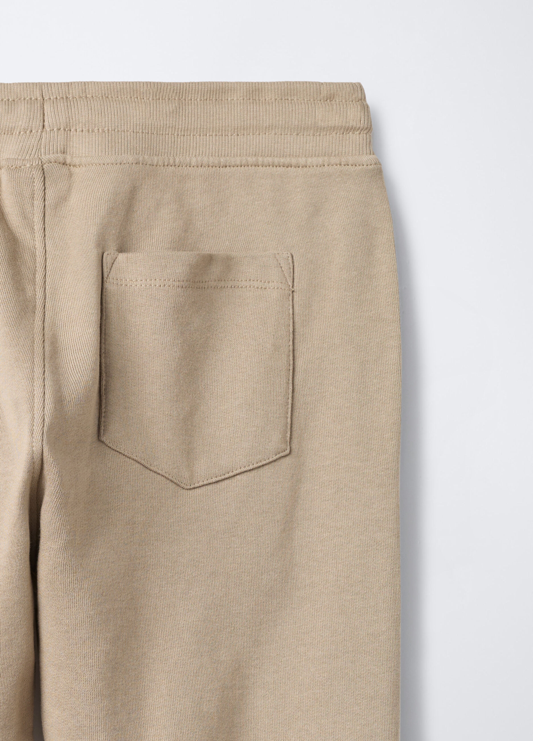 Jogger in puro cotone garzato Fit Regular ragazzo_2