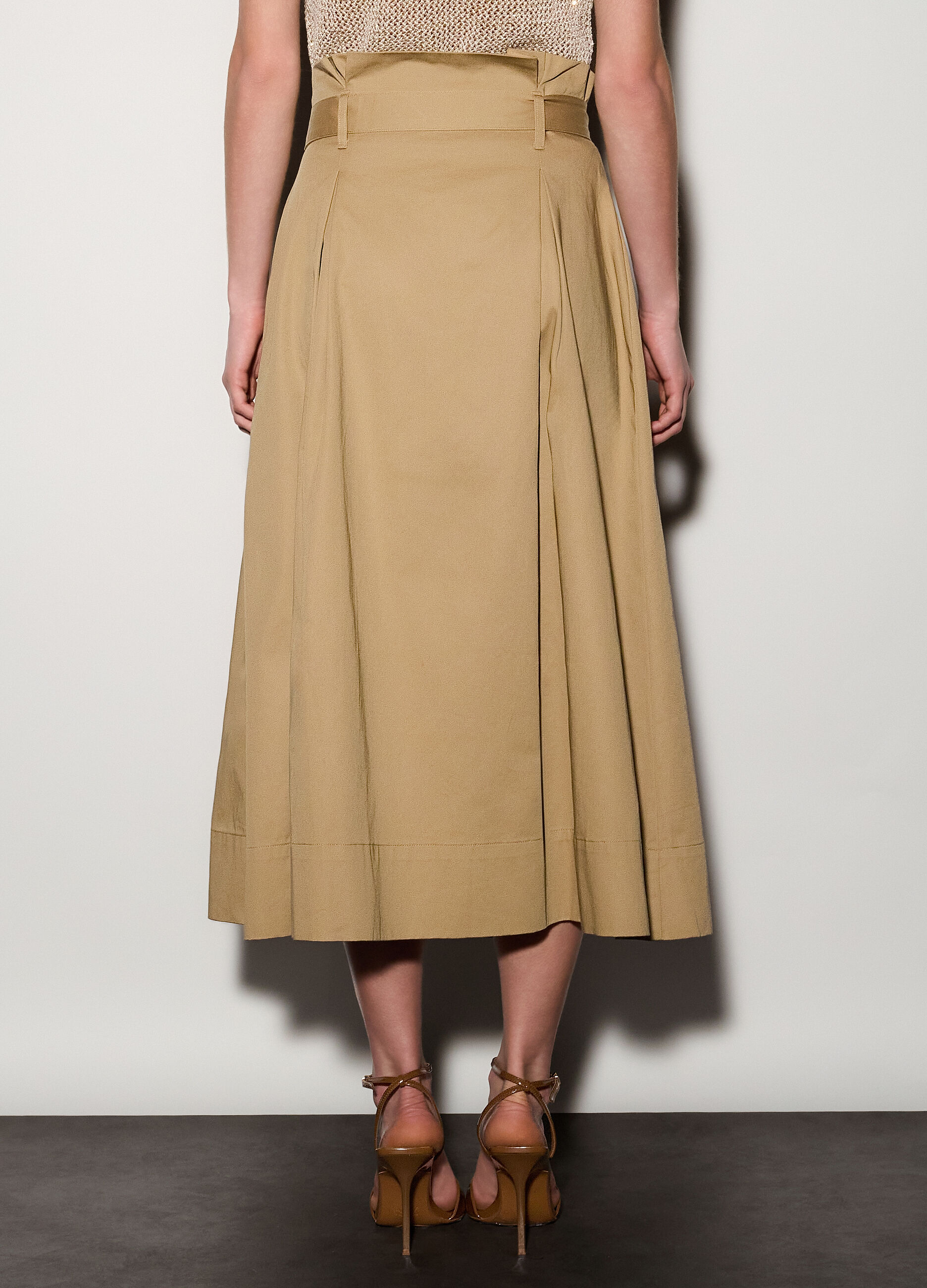 Gonna lunga in puro cotone donna_2