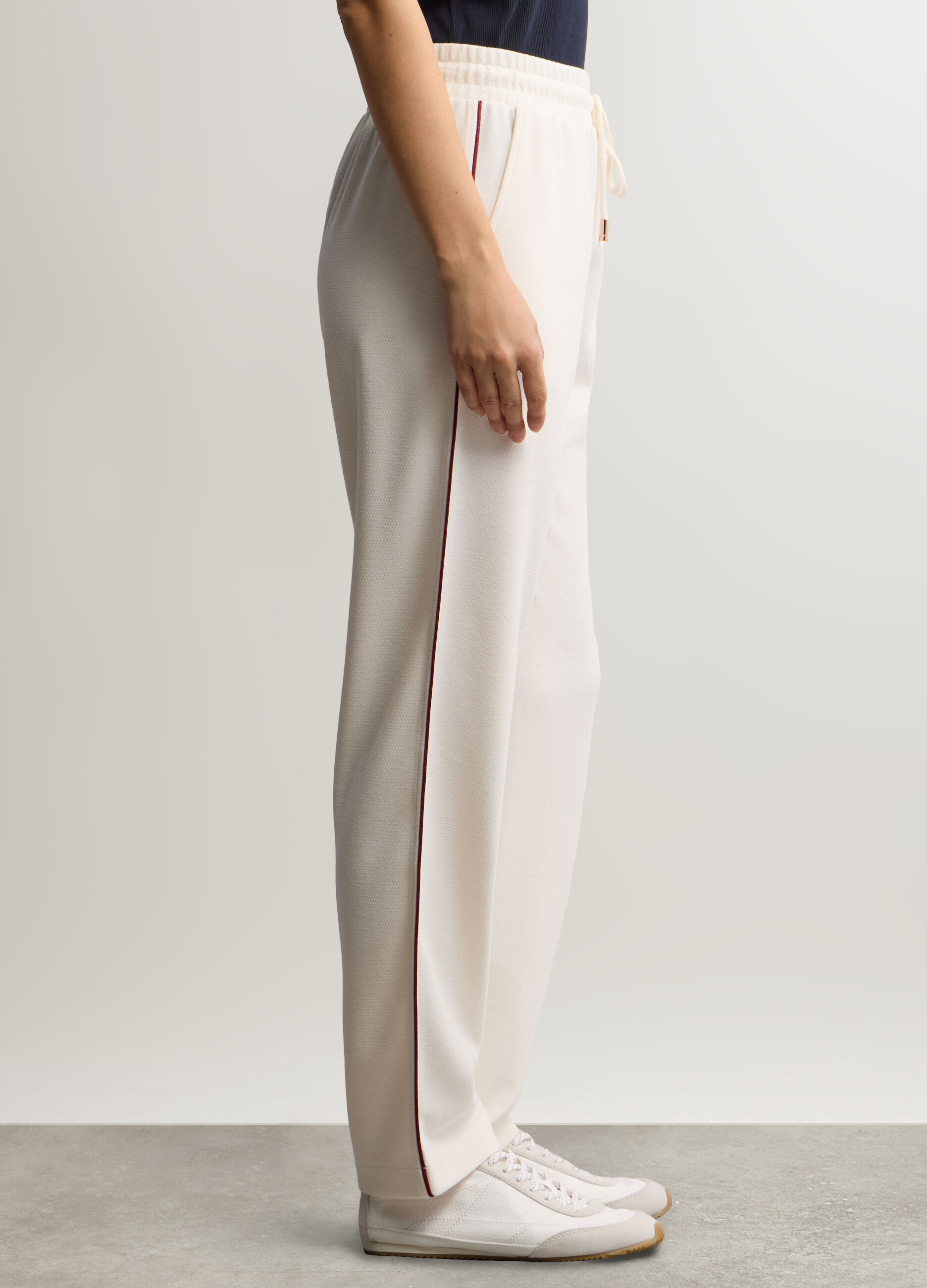 Jogger Piquet Fit Regular misto viscosa stretch donna_1