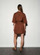 Abito corto misto lino donna_2