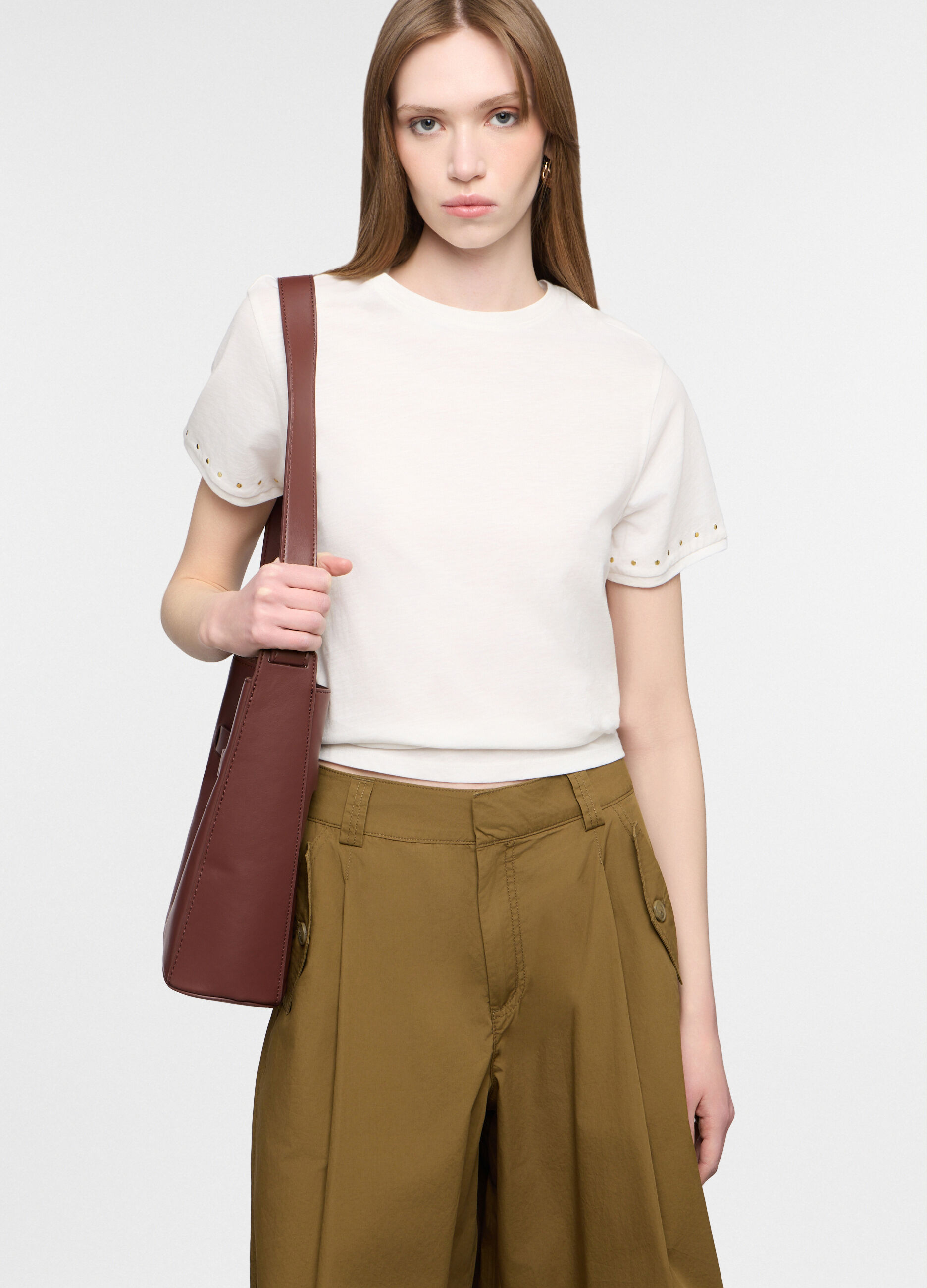 T-shirt girocollo donna_0