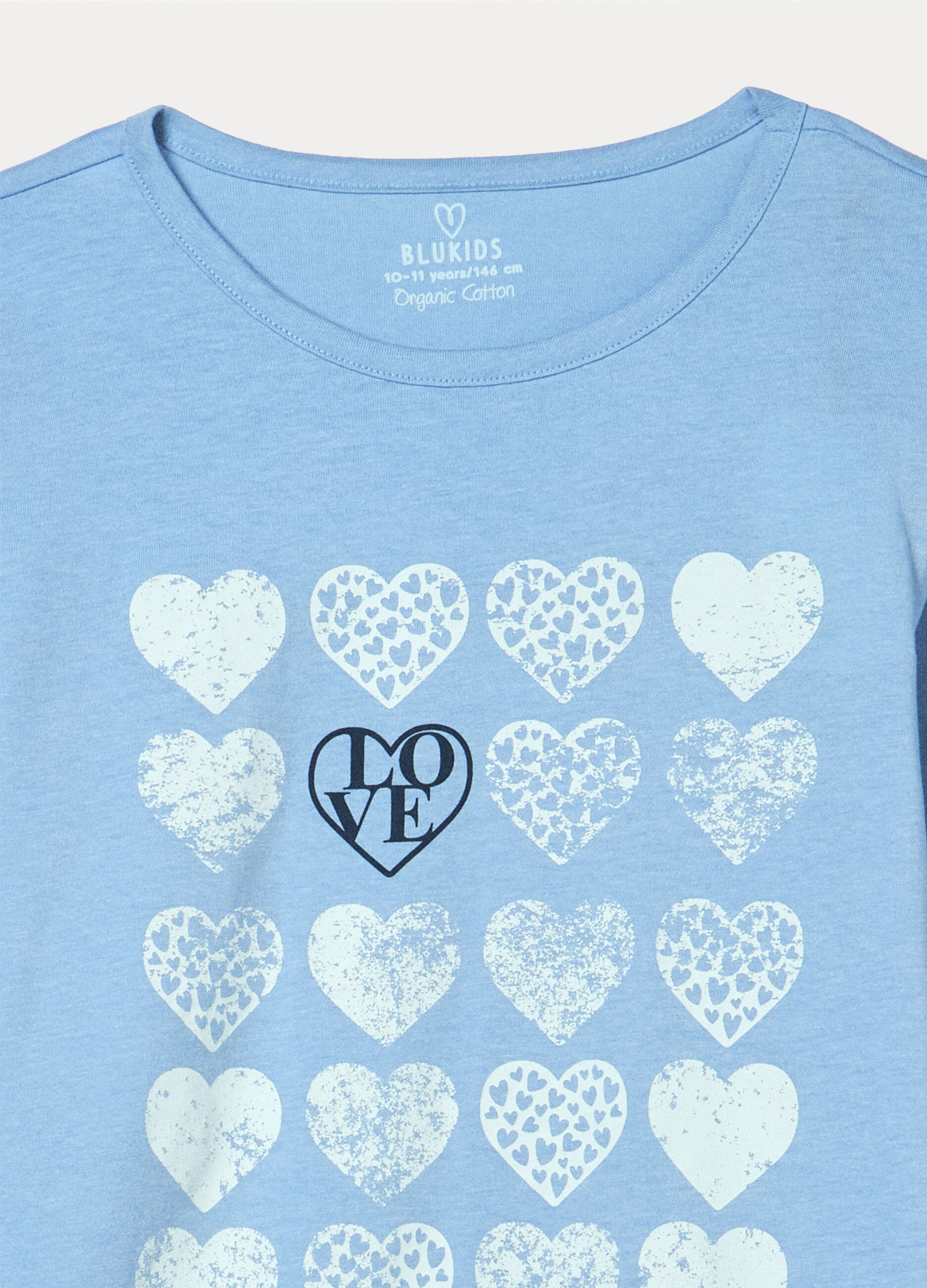 Set pigiama lungo in jersey di puro cotone ragazza_2