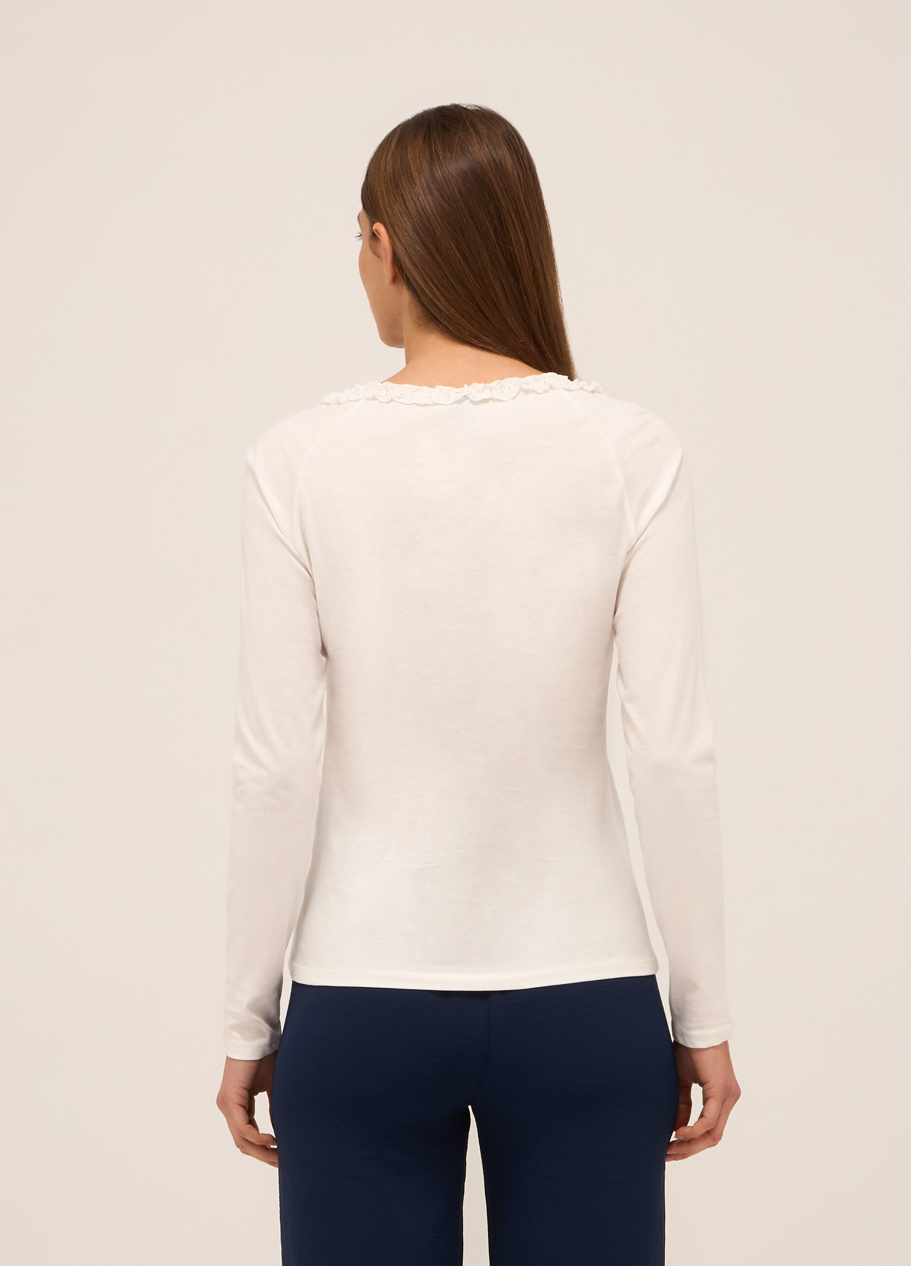 T-shirt in puro cotone donna_1