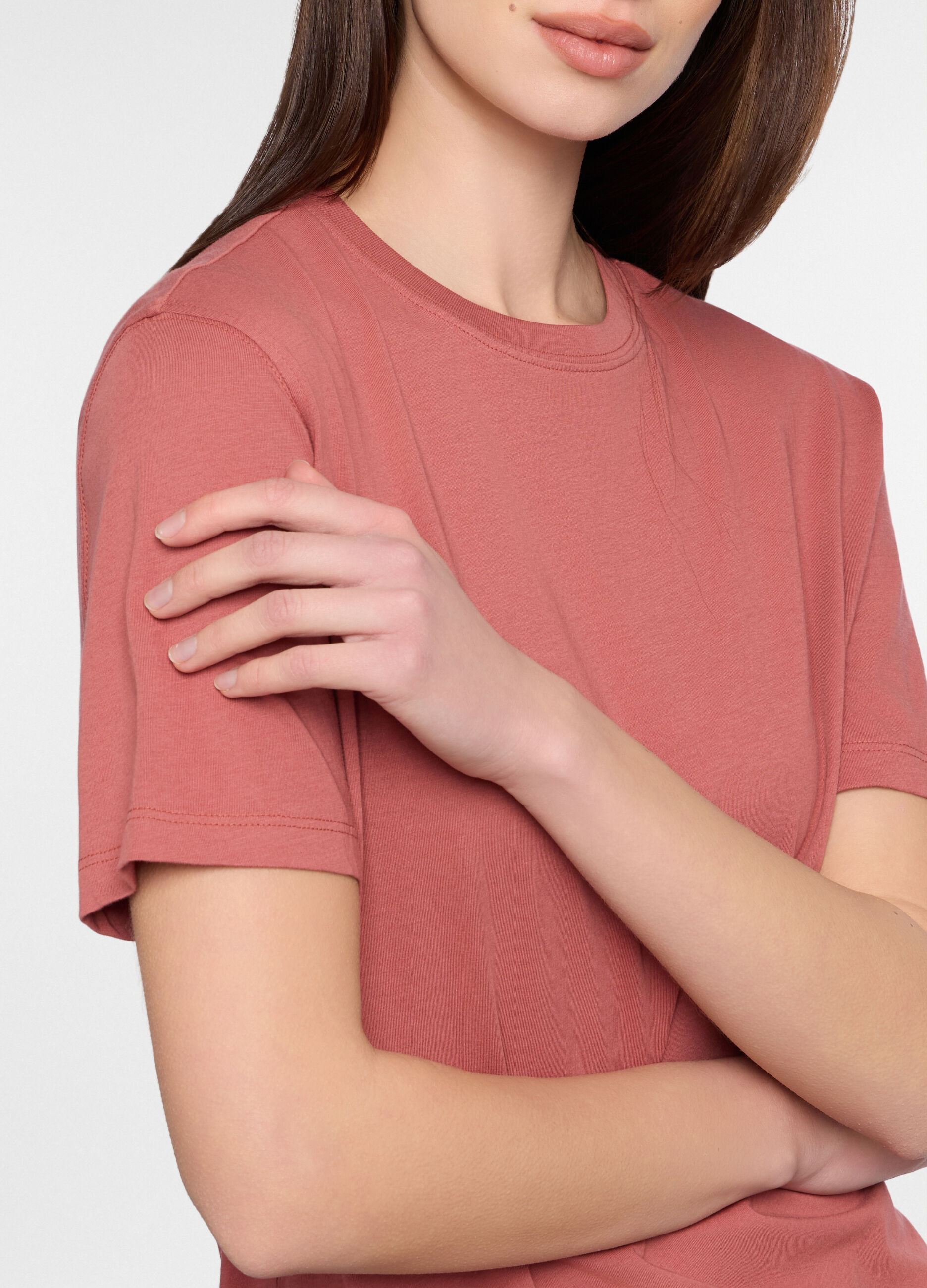 T-shirt girocollo in jersey di cotone uomo_2