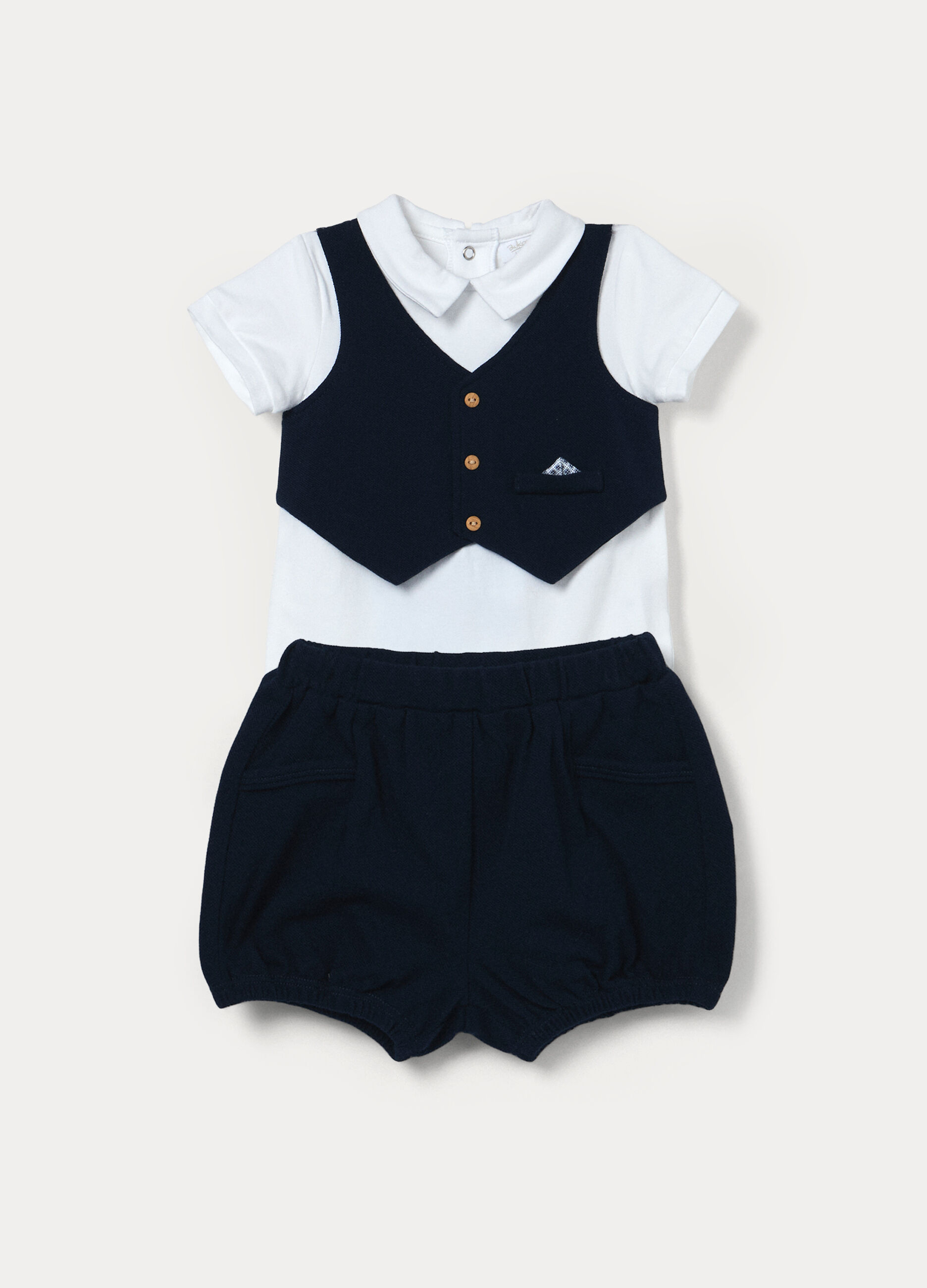 Set in jersey di cotone stretch neonato_0