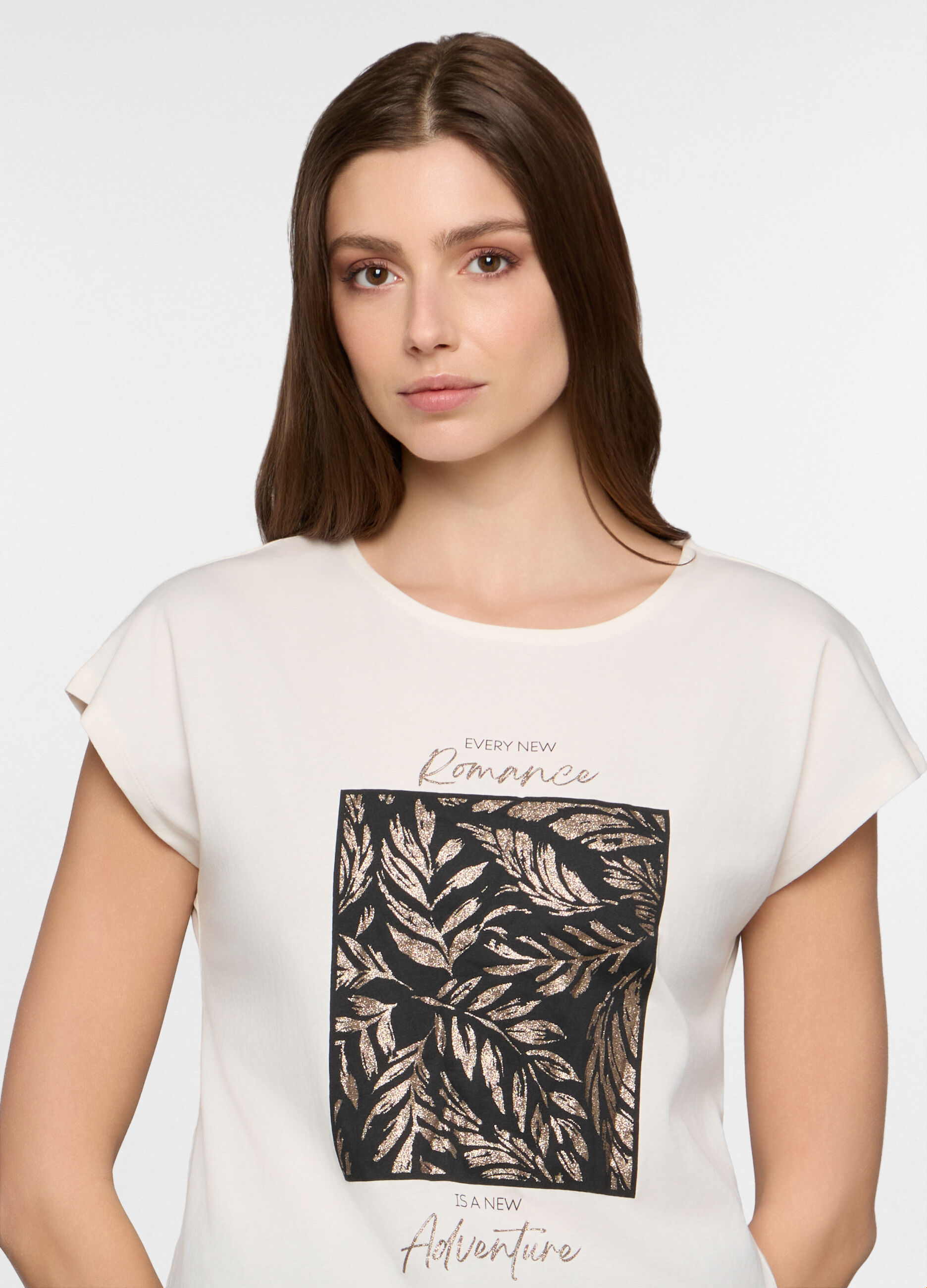 T-shirt girocollo donna_2